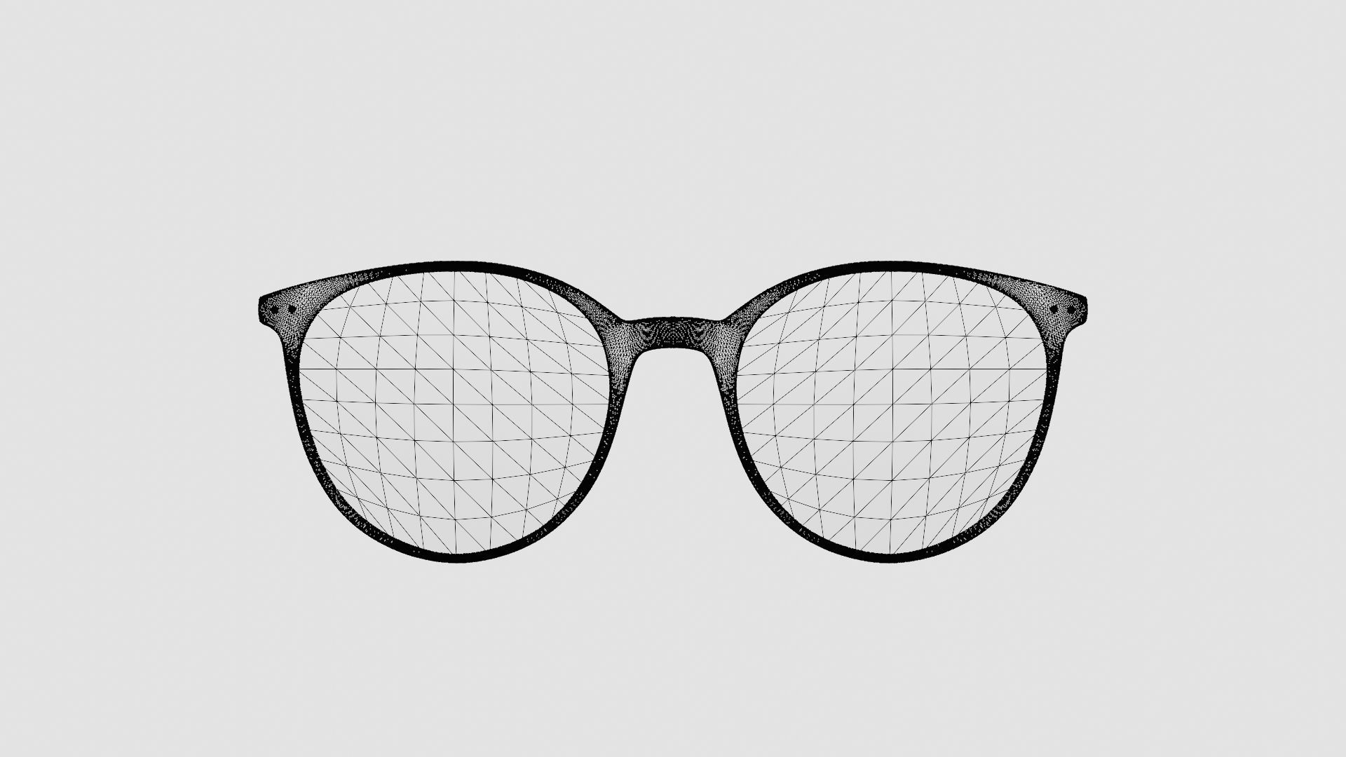 Venus Clear Glasses Low-poly 3D model_6