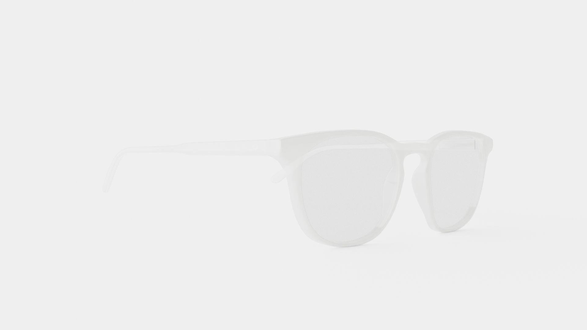 Semper Transparent Glasses Low-poly 3D model_1