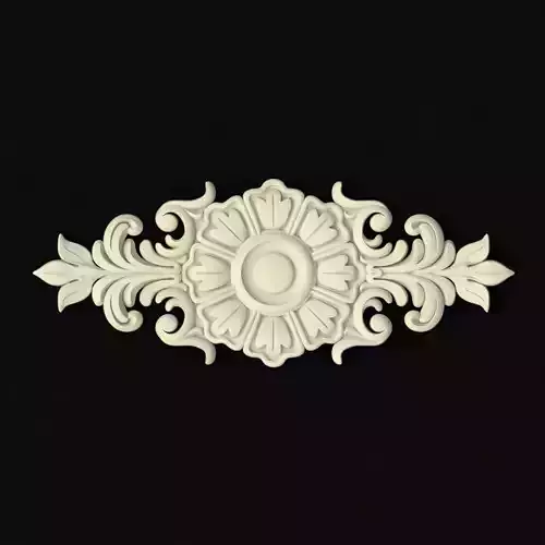 Central decor ornament for furniture