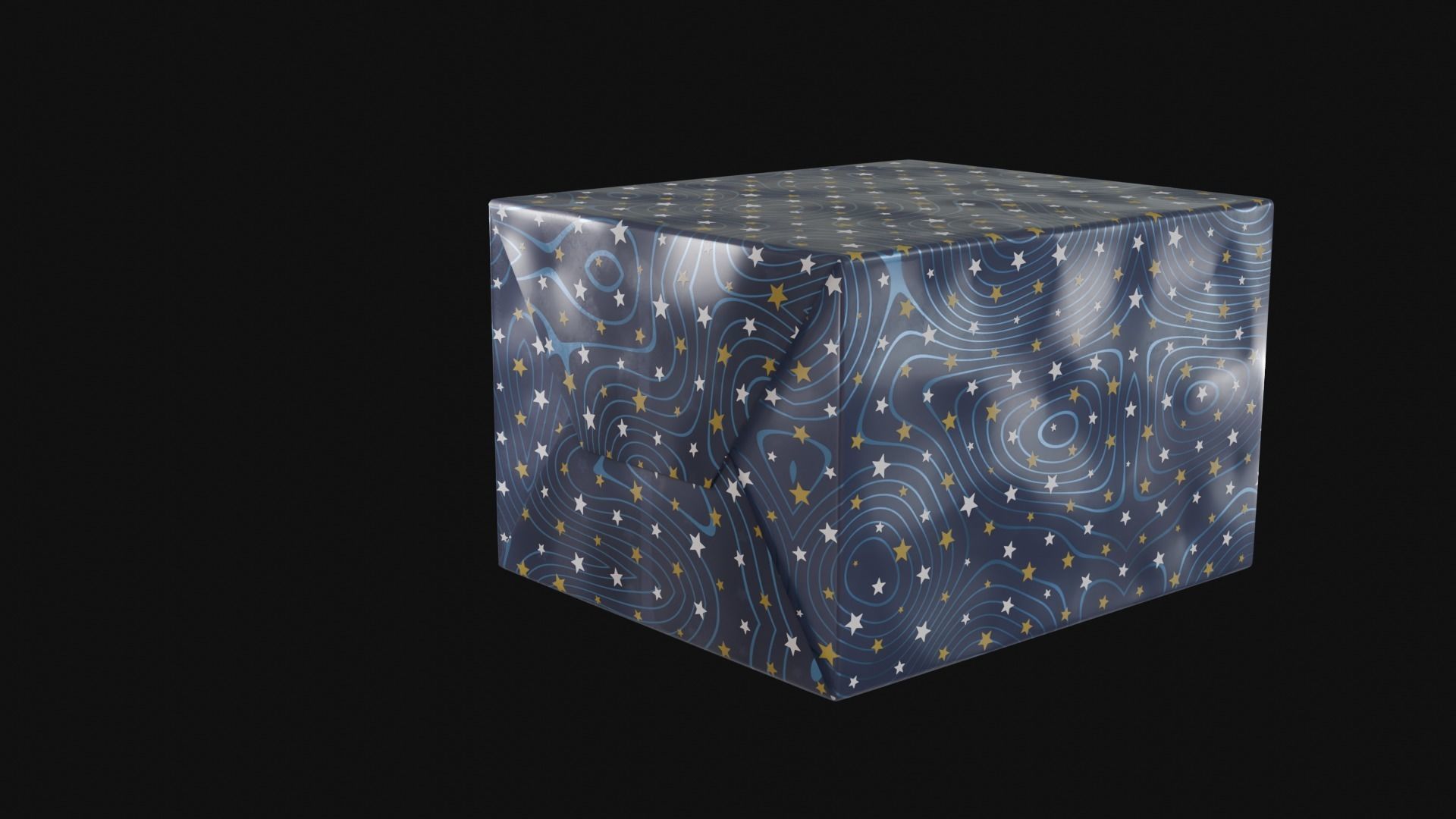 Procedural Wrapping Paper Material For Blender Texture_5