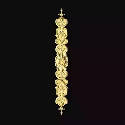 Central decor ornament for furniture