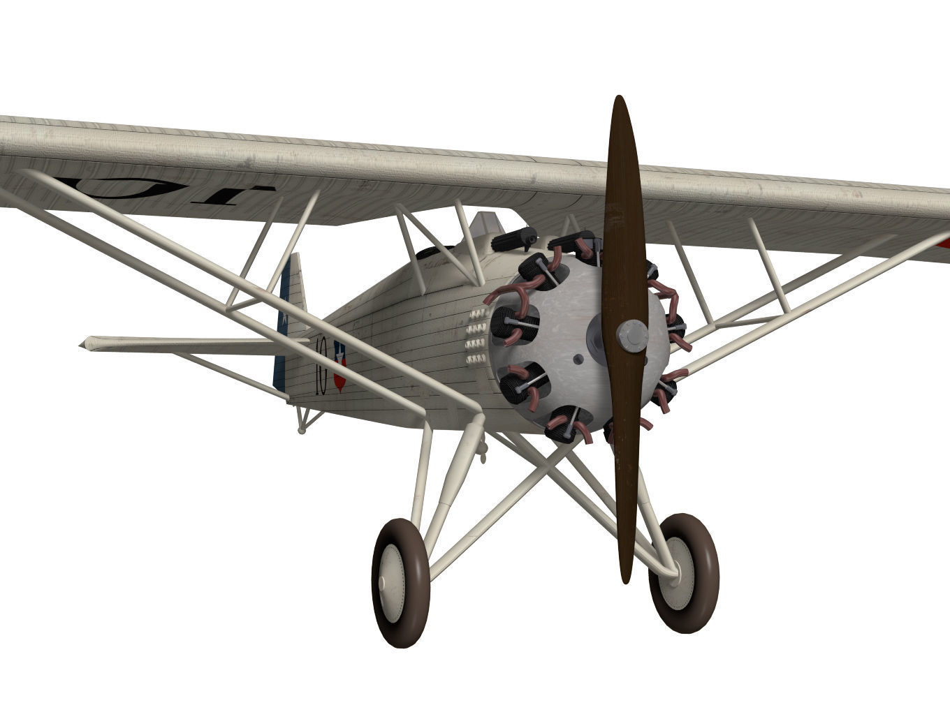 Vickers Type 121 Wibault Scout 3D model_4