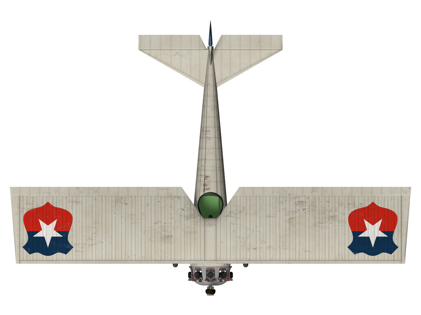 Vickers Type 121 Wibault Scout 3D model_9