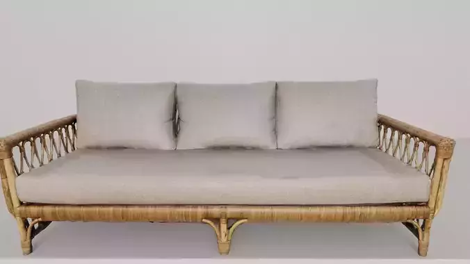 Rattan sofa 2