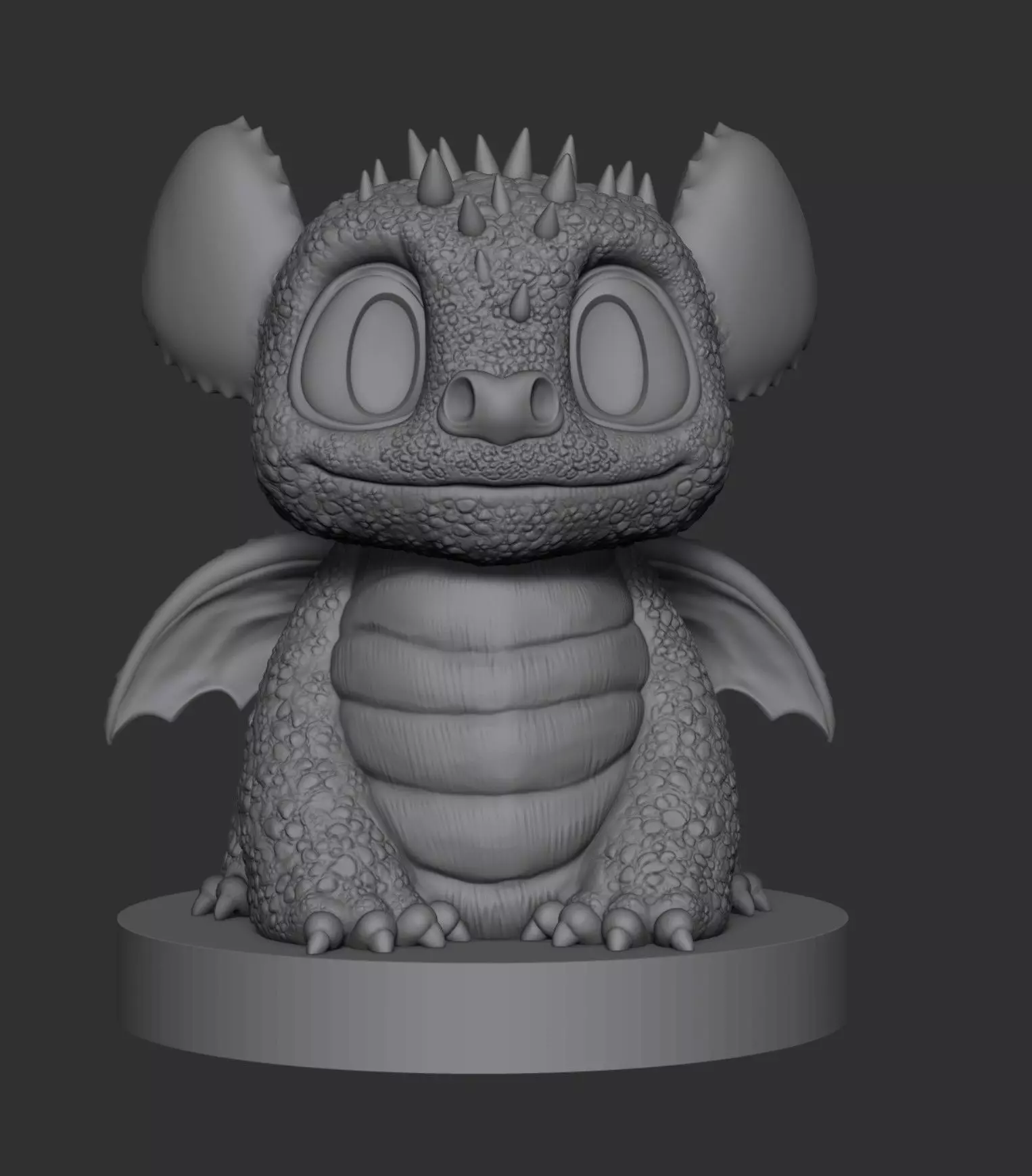 Baby Dragon  Miniature 3D print model_0