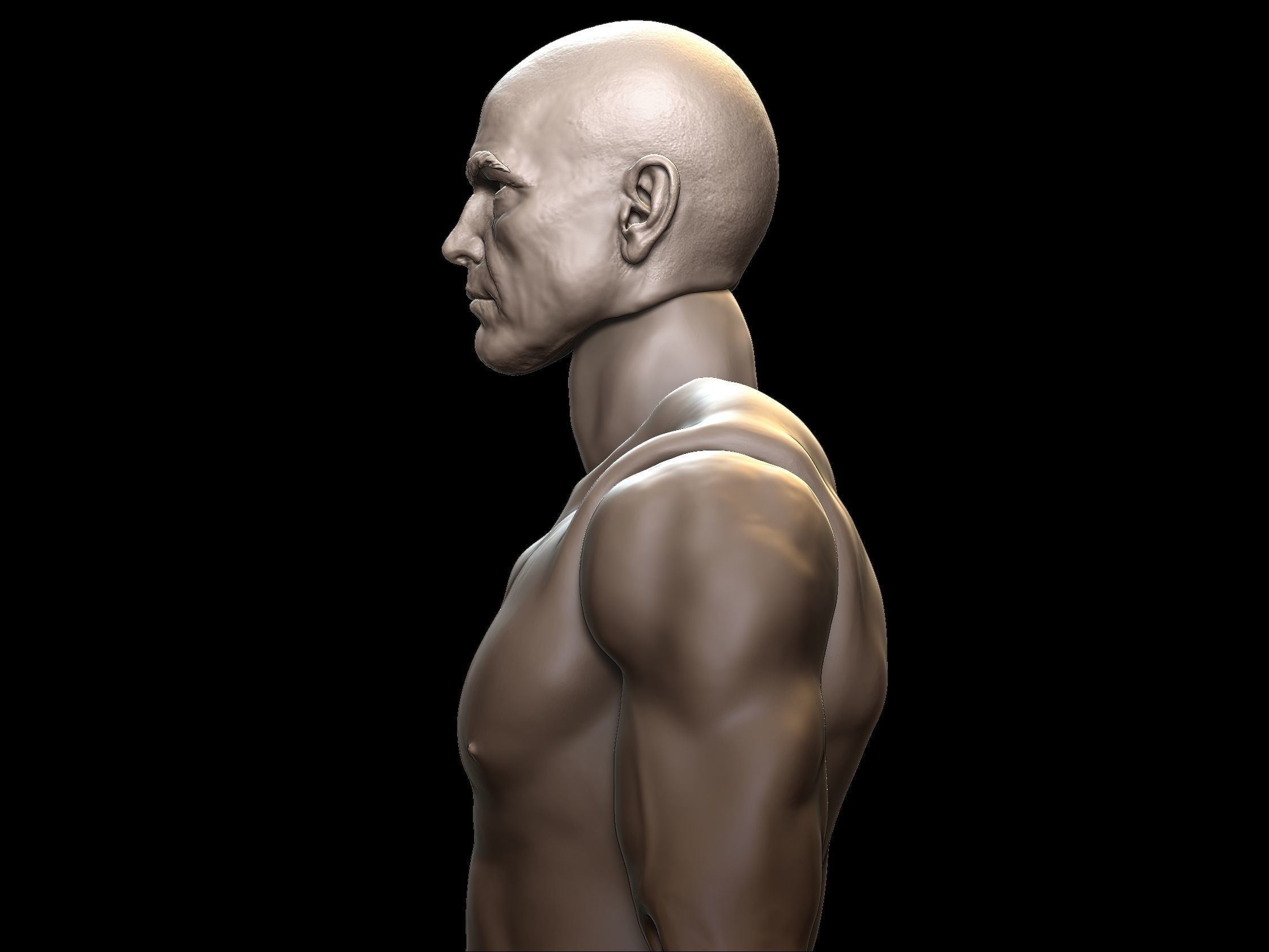 Action Figure 3D Printing male Movable body Action Figure Toy 3D model_6