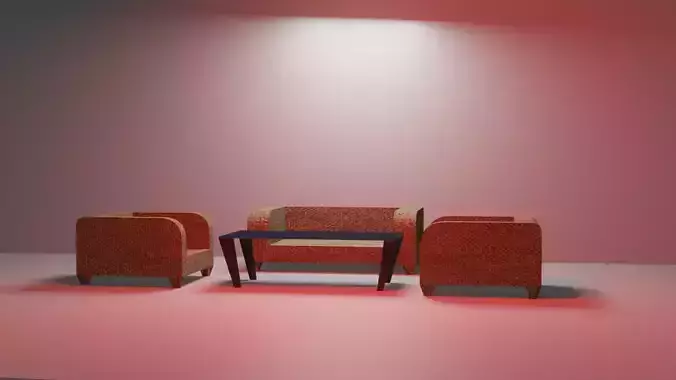 sofa and table