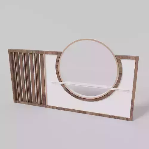 Low Heighted Wooden Partition