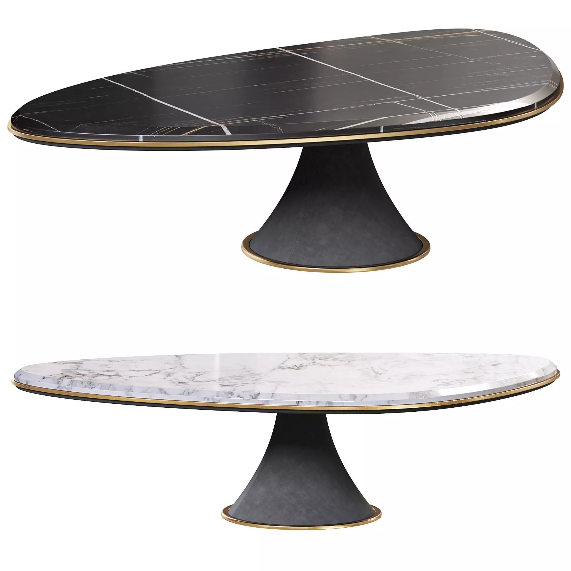 GEHRY Table By Longhi 3D model_0