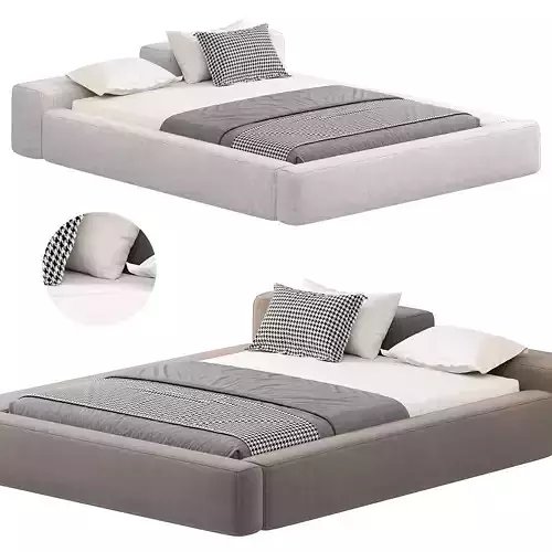 Living Divani Extrasoft Bed 3D model