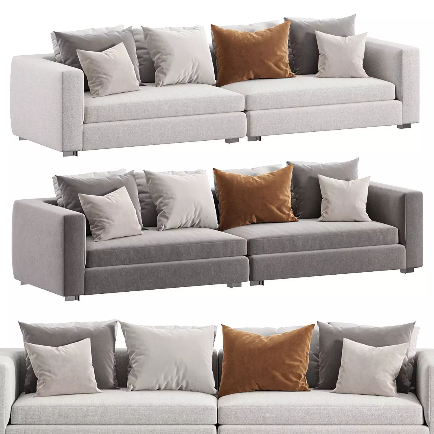 Cloud sofa by camerichusa 3D model_0