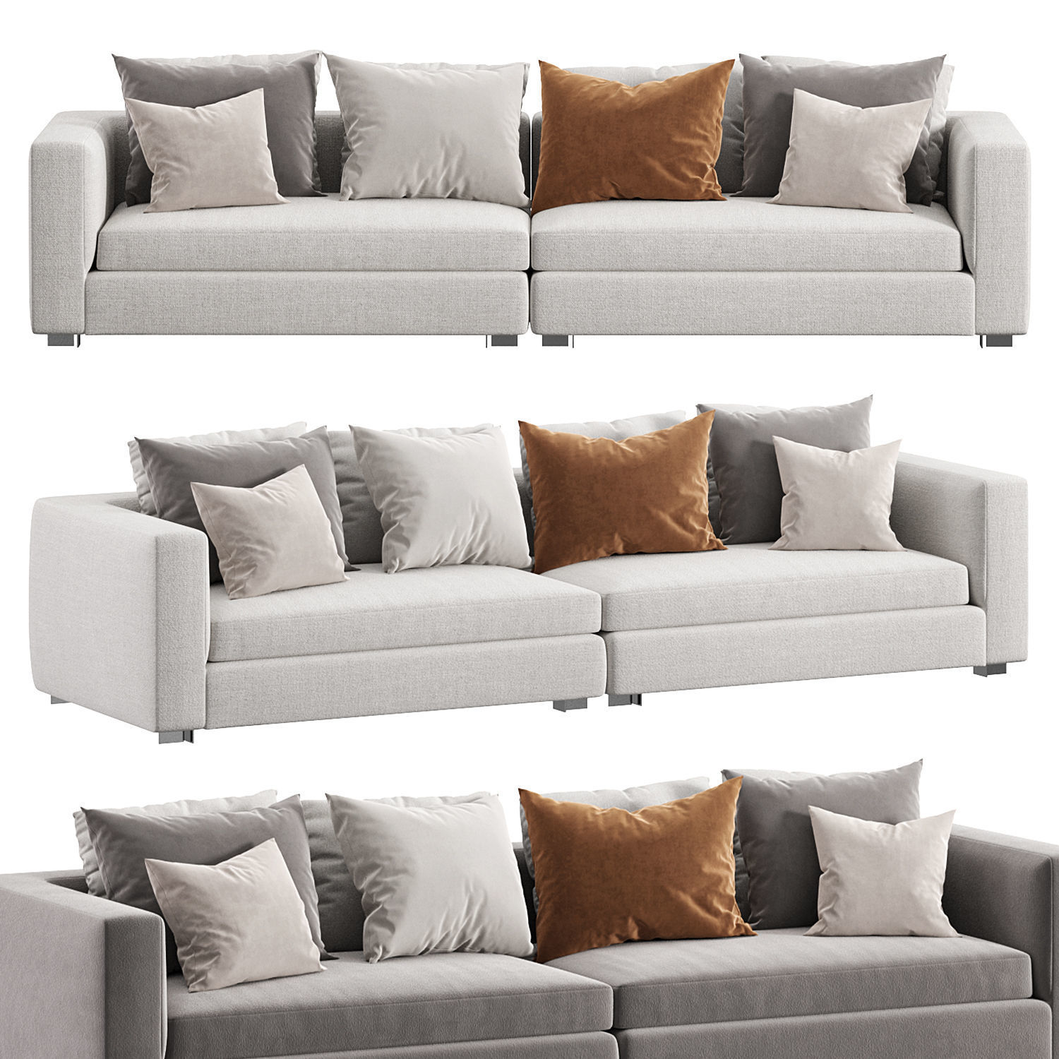 Cloud sofa by camerichusa 3D model_1