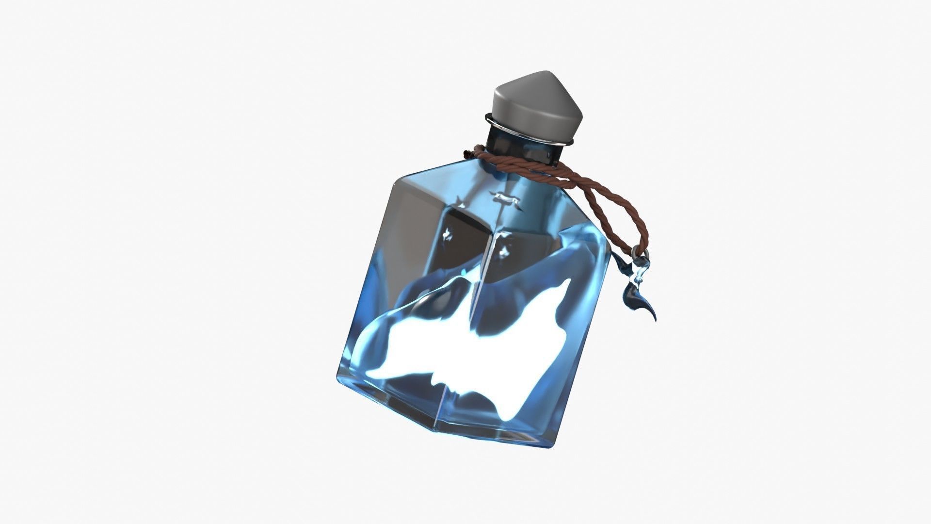 Blue Fire Spell 3D model_13