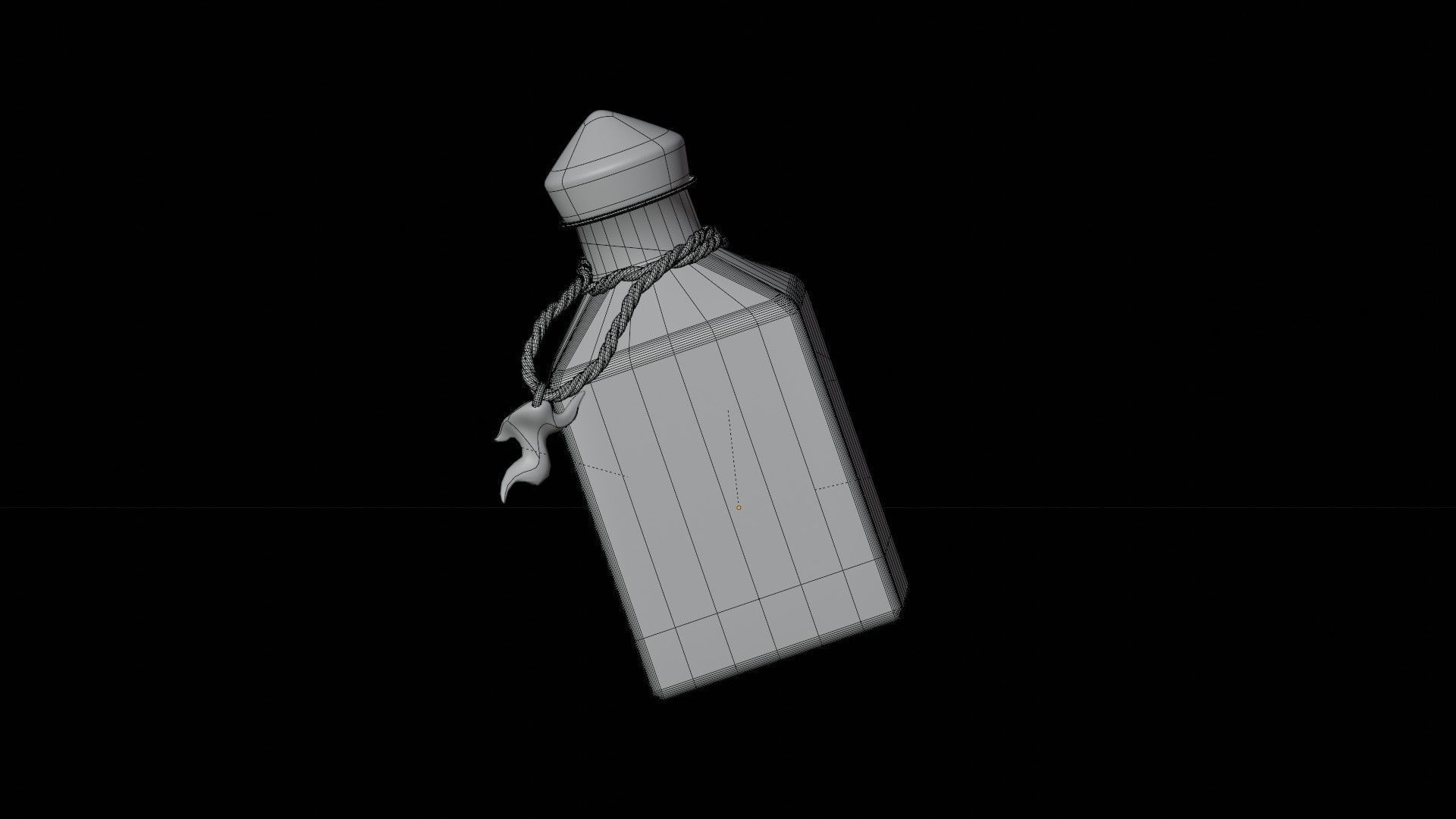 Blue Fire Spell 3D model_1