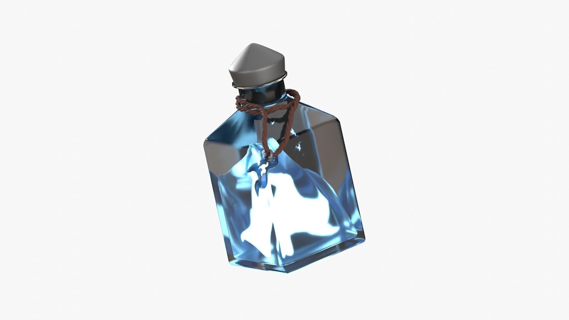 Blue Fire Spell 3D model_18