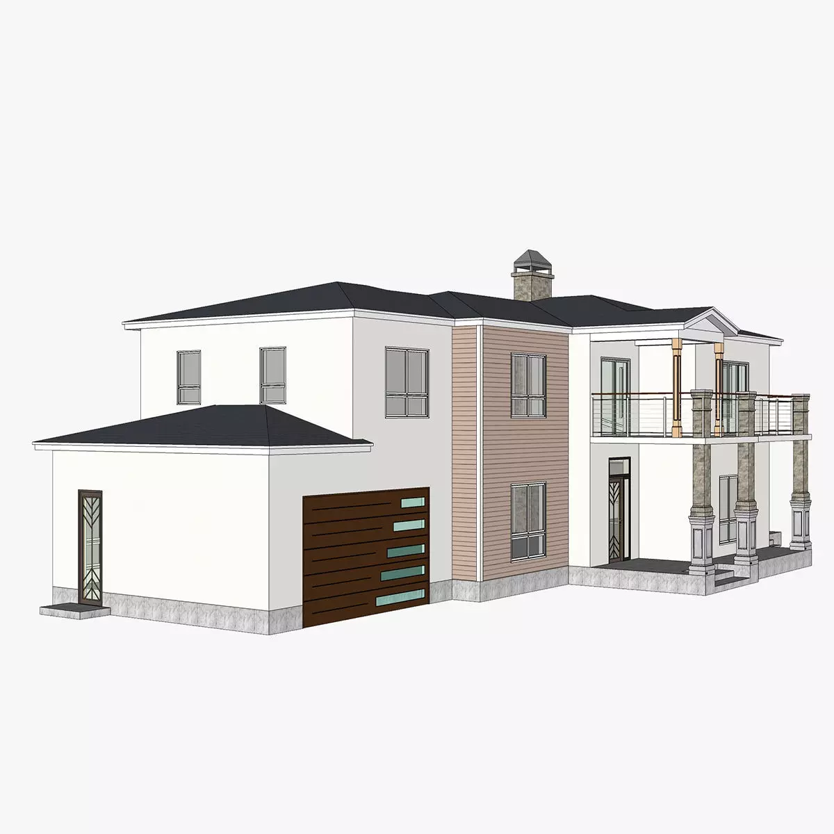 Modern House 03 -Archimple LLC 3D model