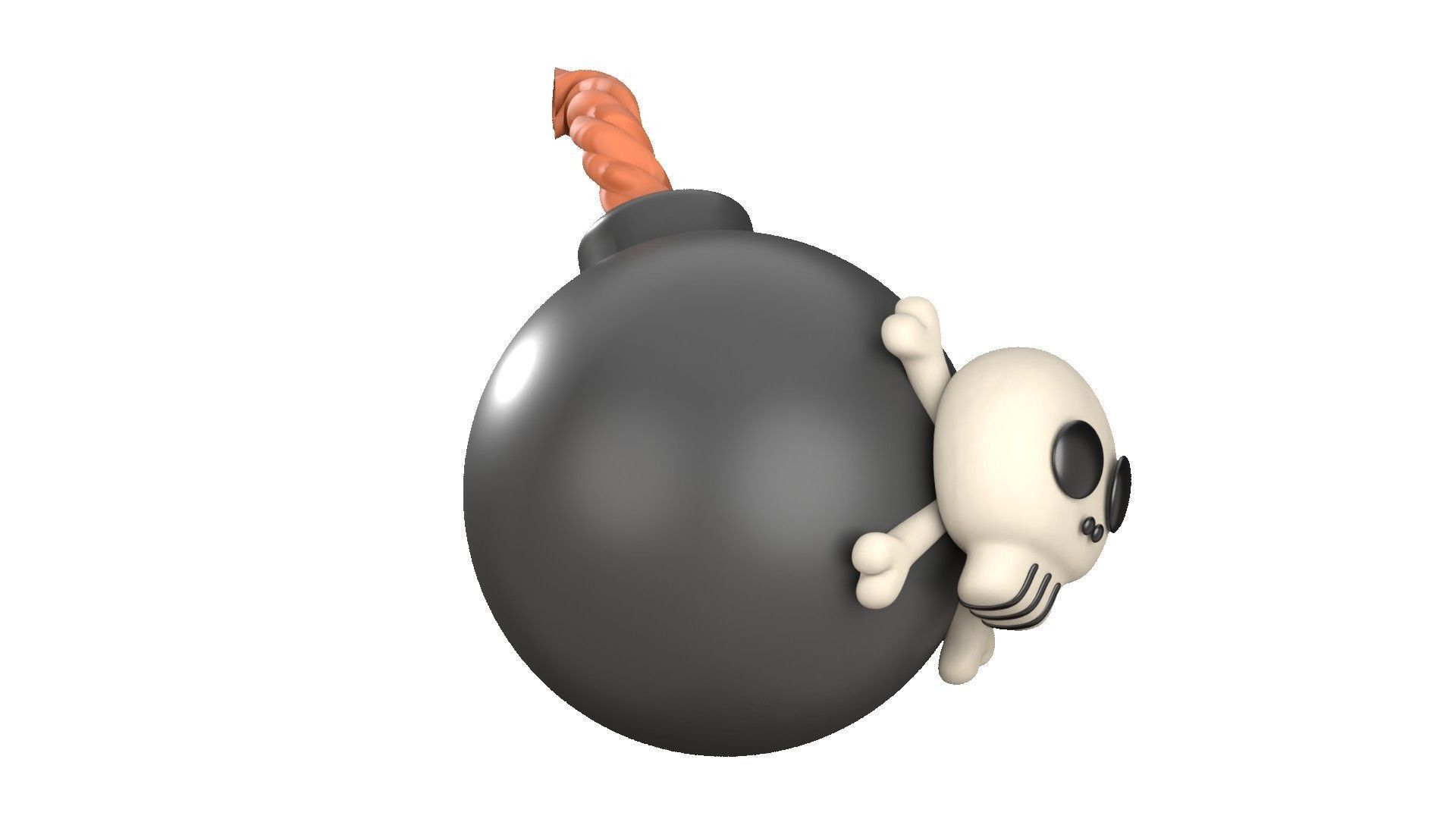 Bomb 3D Illustration 3D model_16