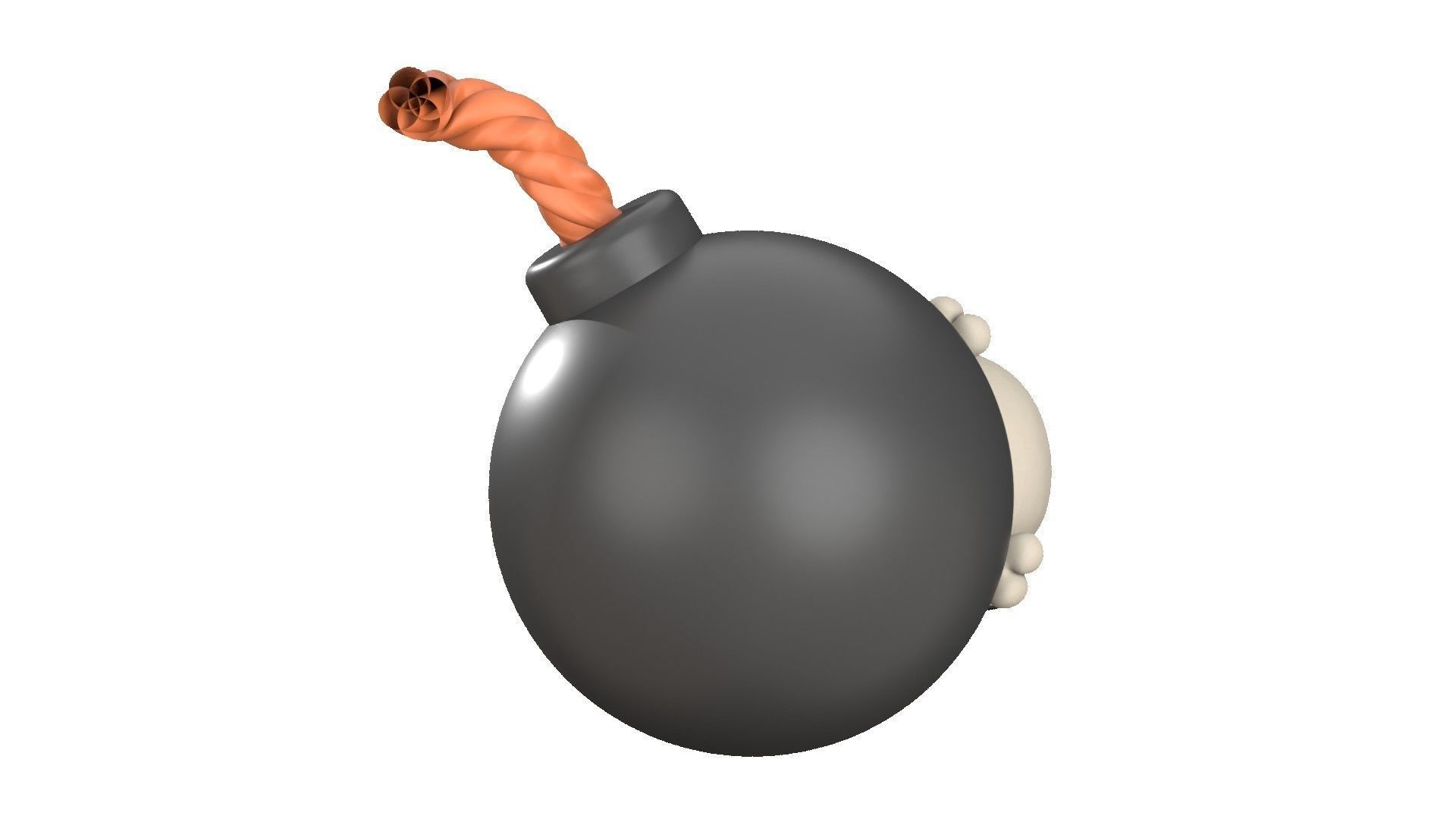 Bomb 3D Illustration 3D model_12