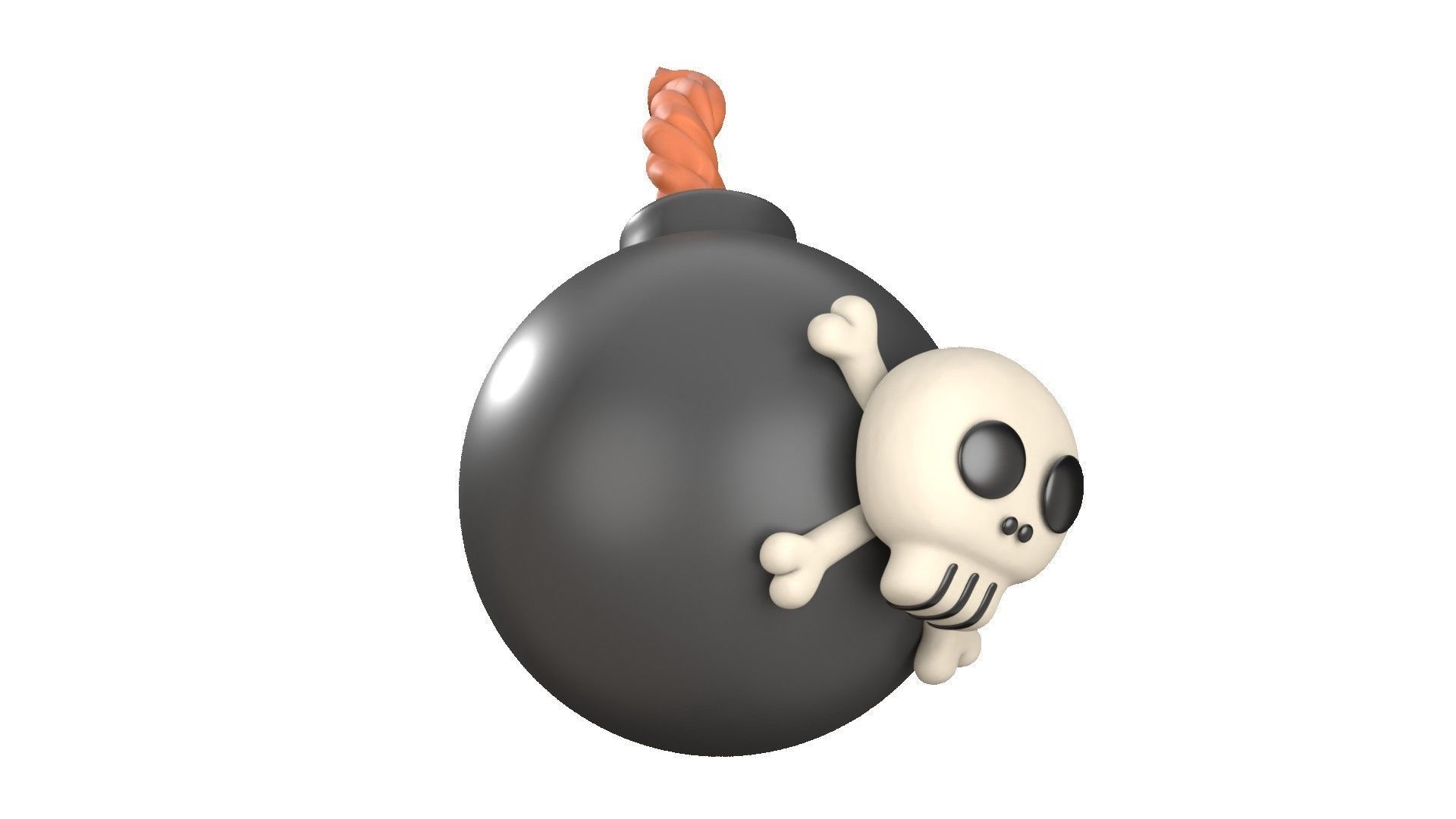 Bomb 3D Illustration 3D model_17