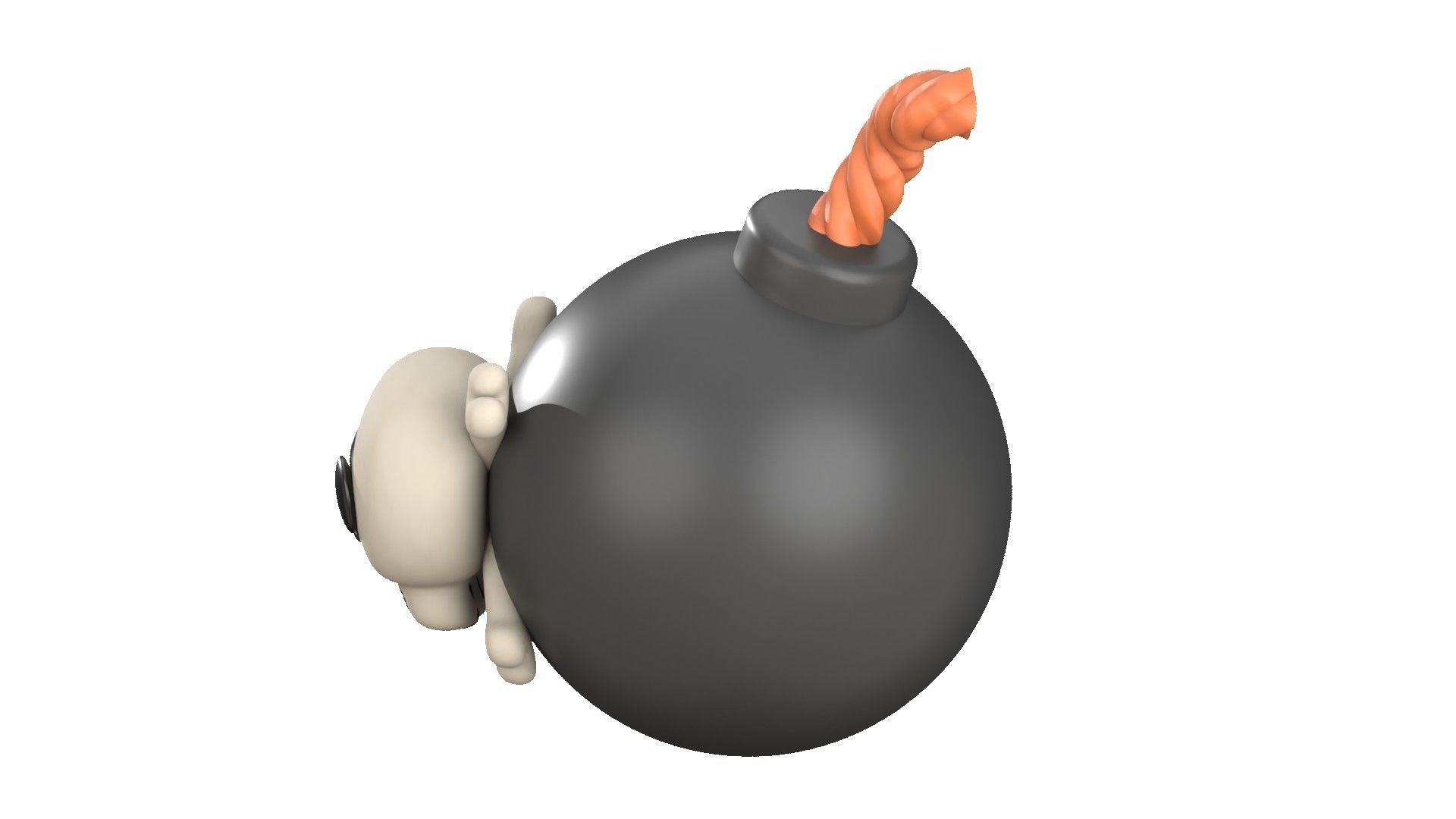 Bomb 3D Illustration 3D model_6