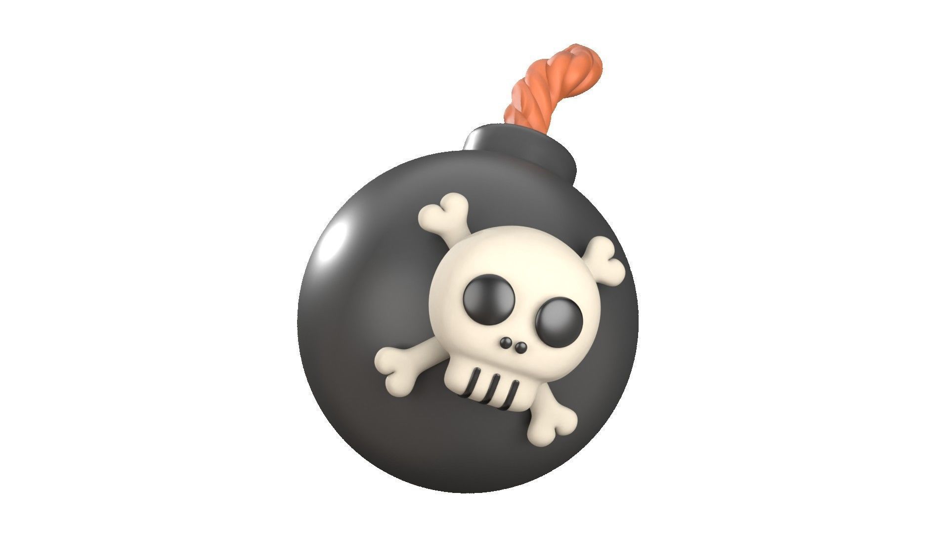Bomb 3D Illustration 3D model_19