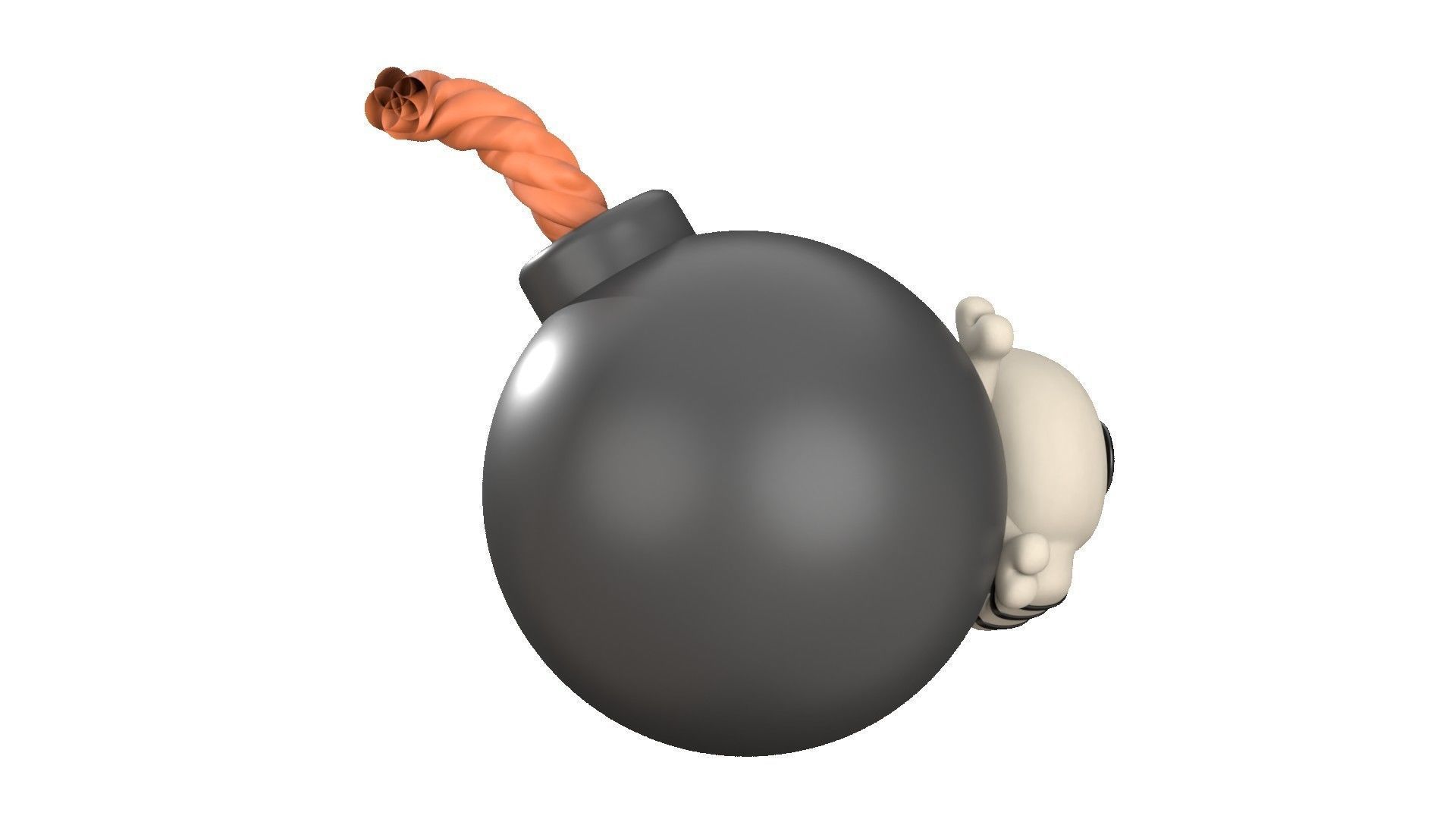Bomb 3D Illustration 3D model_13