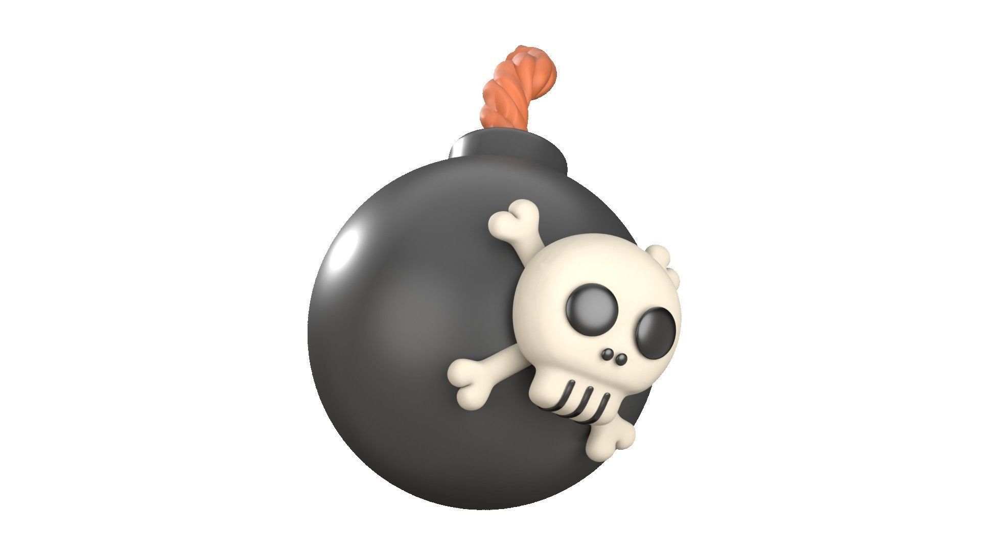 Bomb 3D Illustration 3D model_18