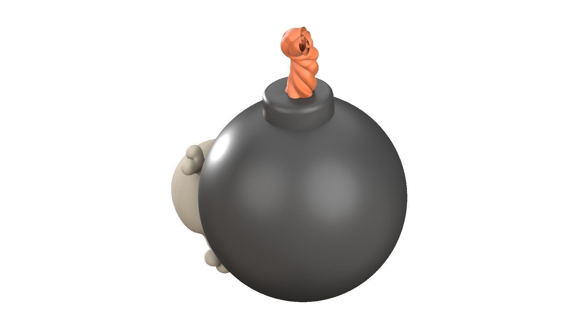 Bomb 3D Illustration 3D model_8
