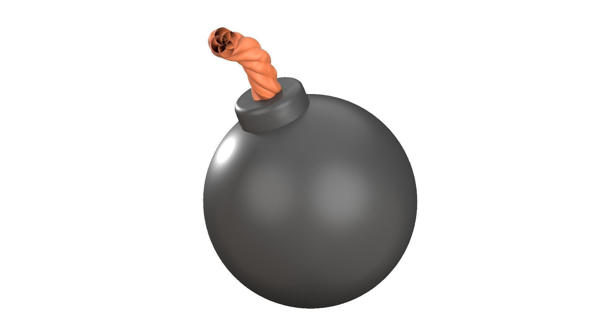 Bomb 3D Illustration 3D model_10