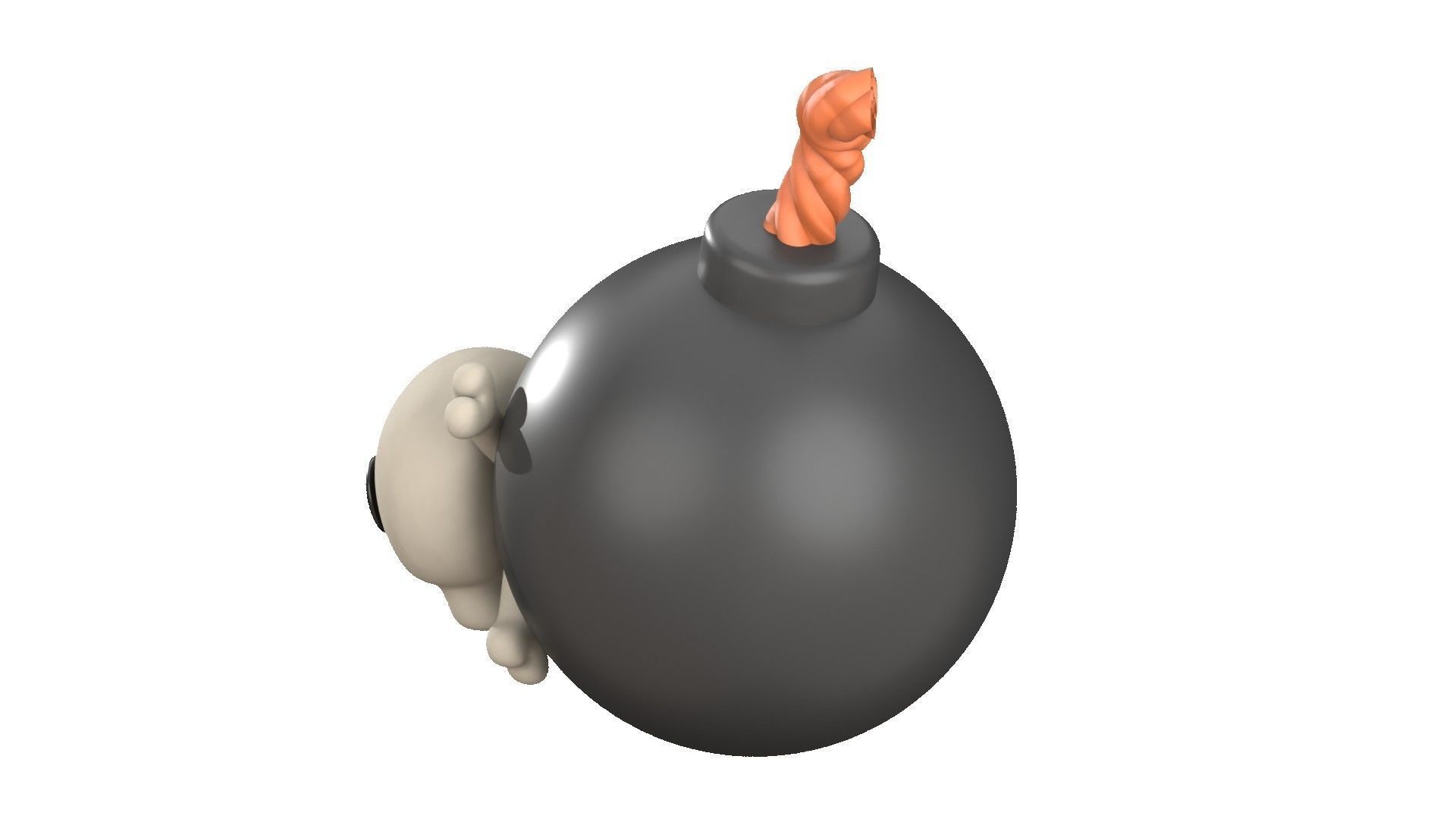 Bomb 3D Illustration 3D model_7