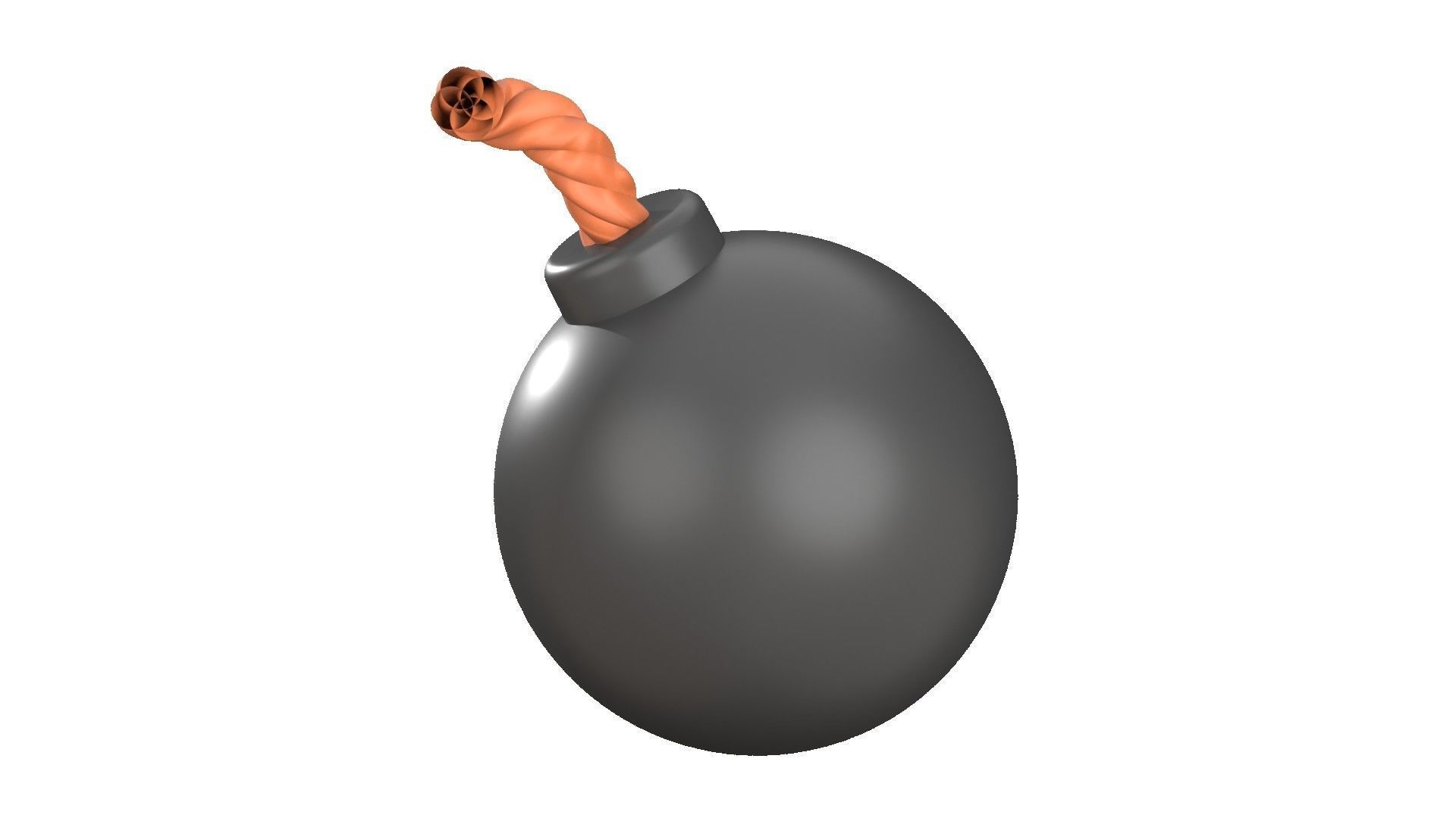 Bomb 3D Illustration 3D model_11