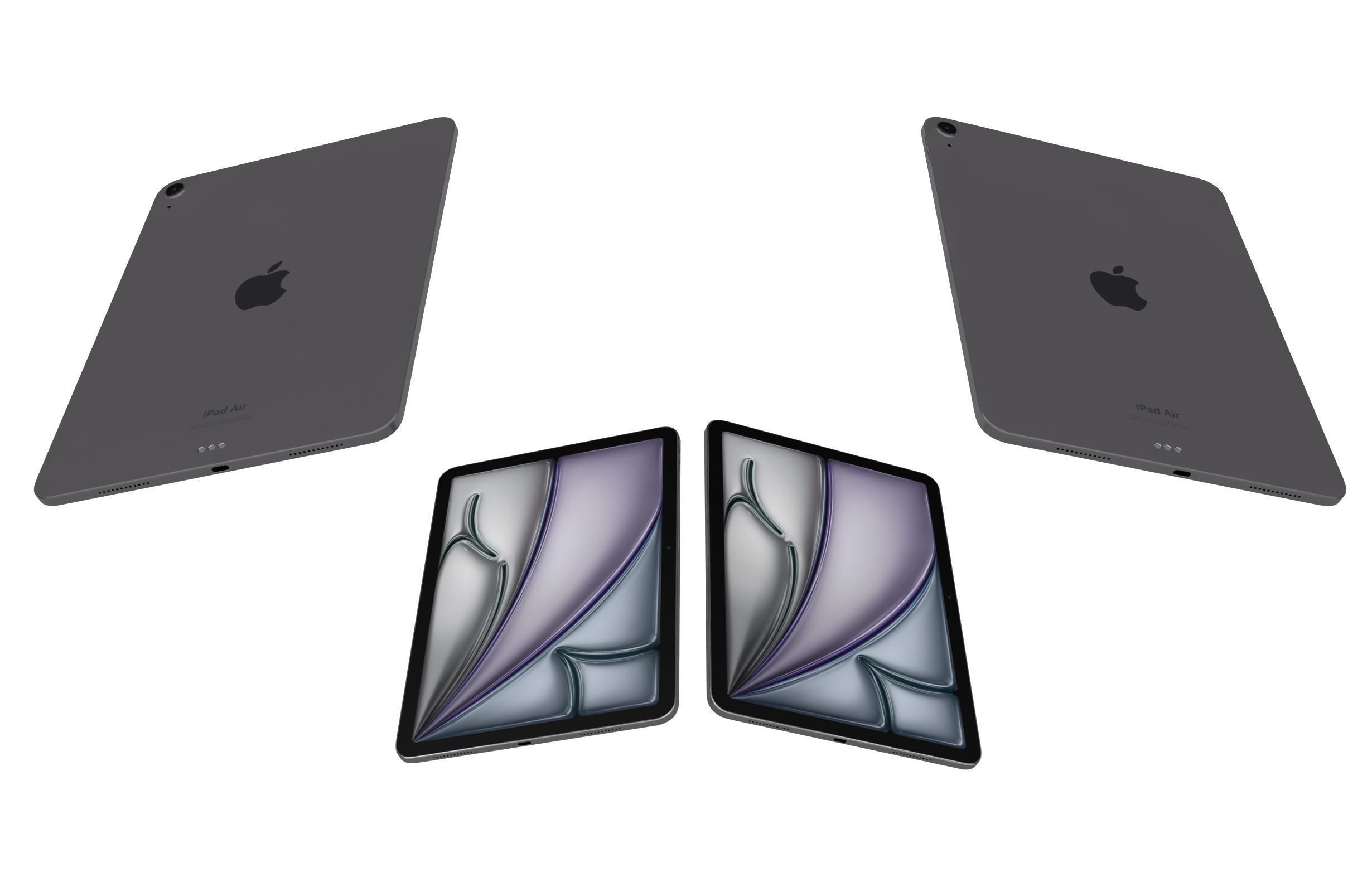 Apple iPad Air 11 2024 All Colors 3D model_26