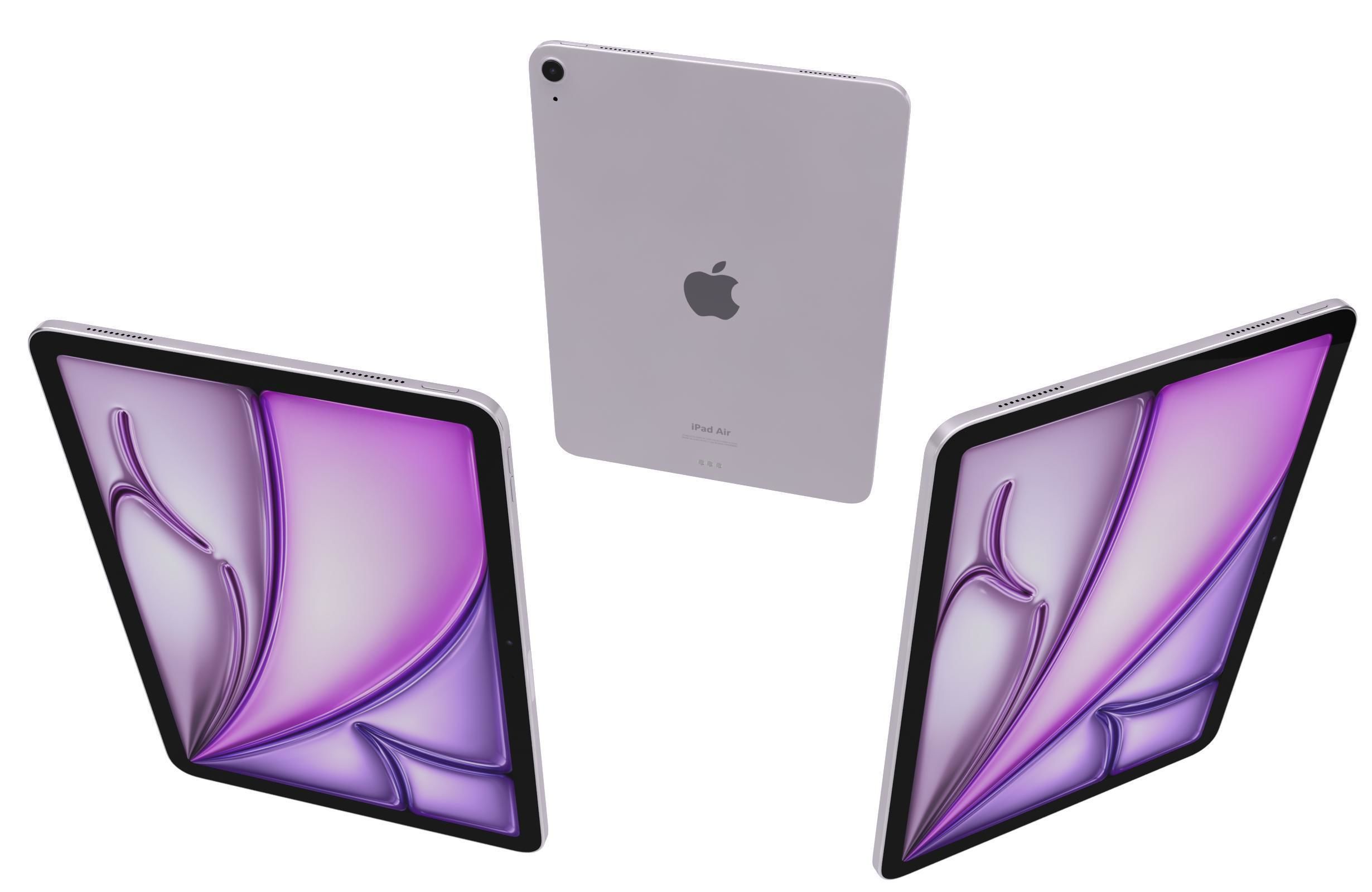 Apple iPad Air 11 2024 All Colors 3D model_12