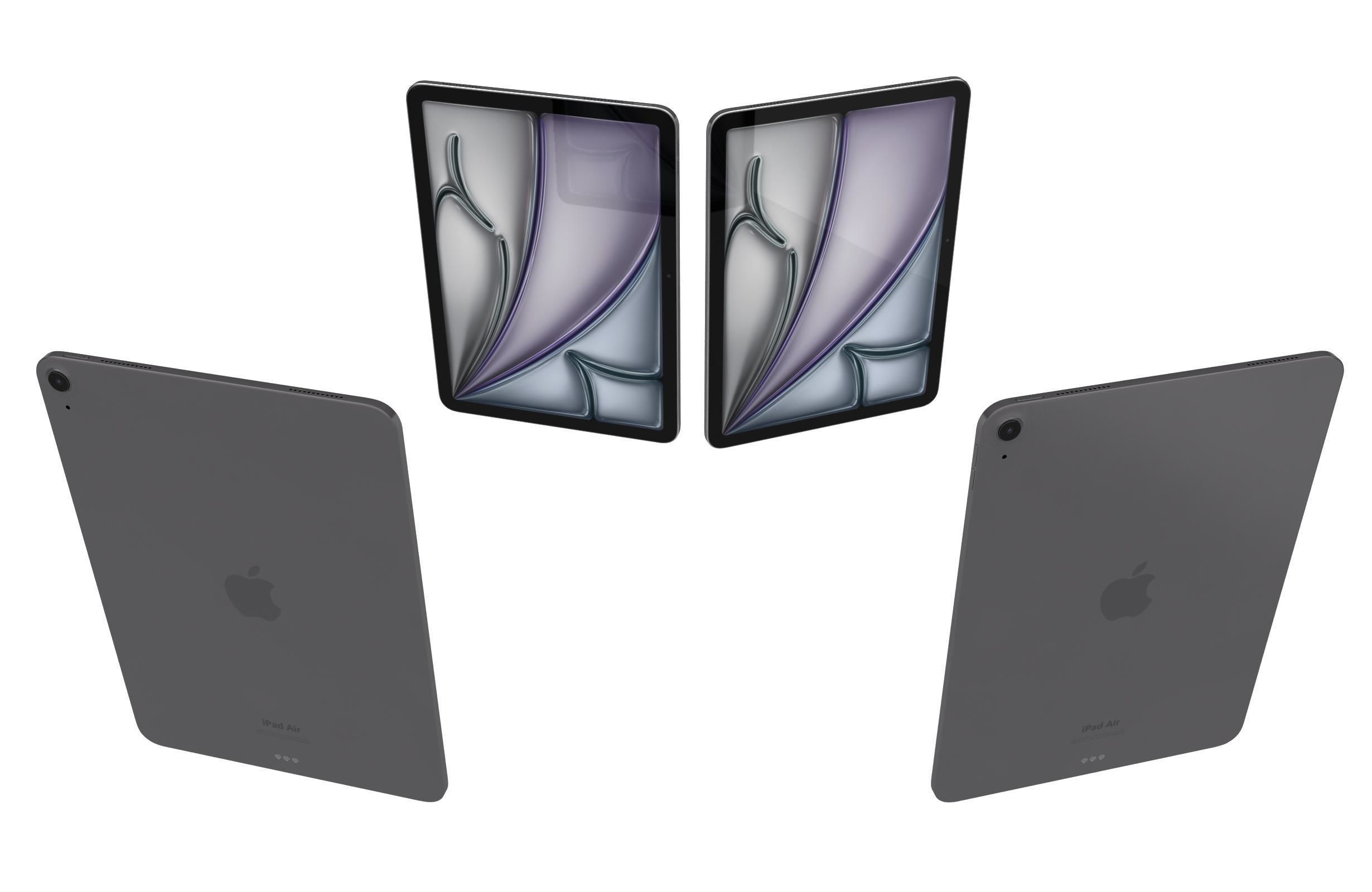 Apple iPad Air 11 2024 All Colors 3D model_25