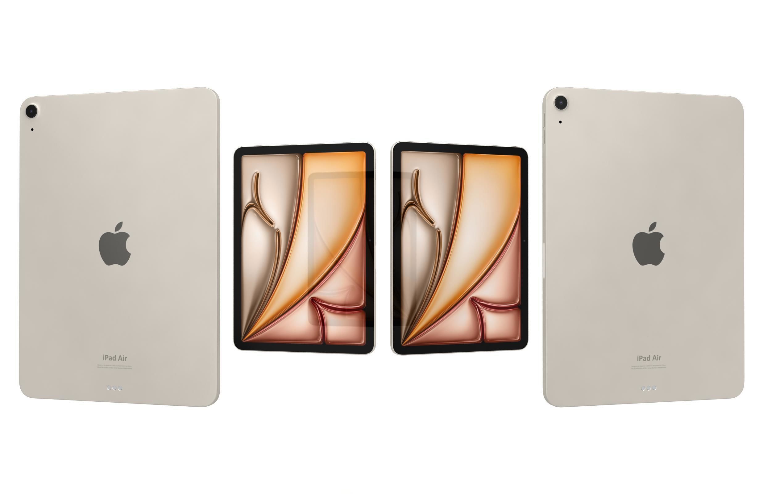 Apple iPad Air 11 2024 All Colors 3D model_4