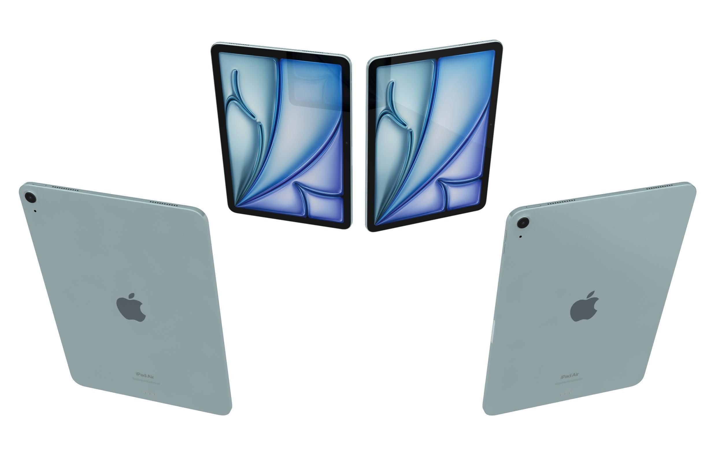 Apple iPad Air 11 2024 All Colors 3D model_35