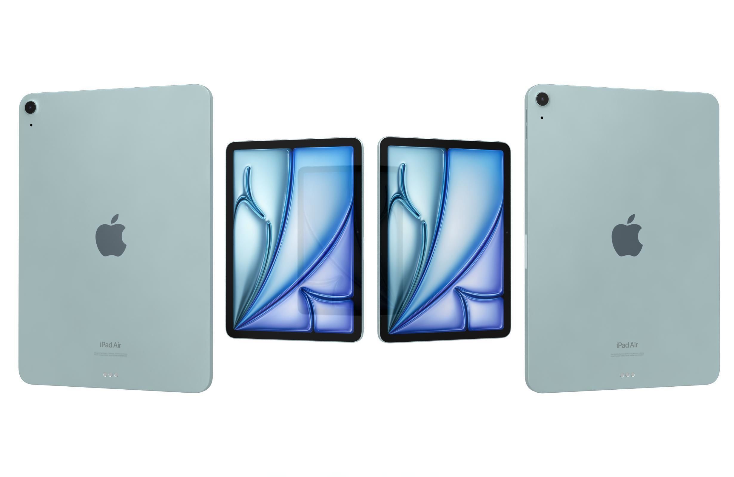 Apple iPad Air 11 2024 All Colors 3D model_34