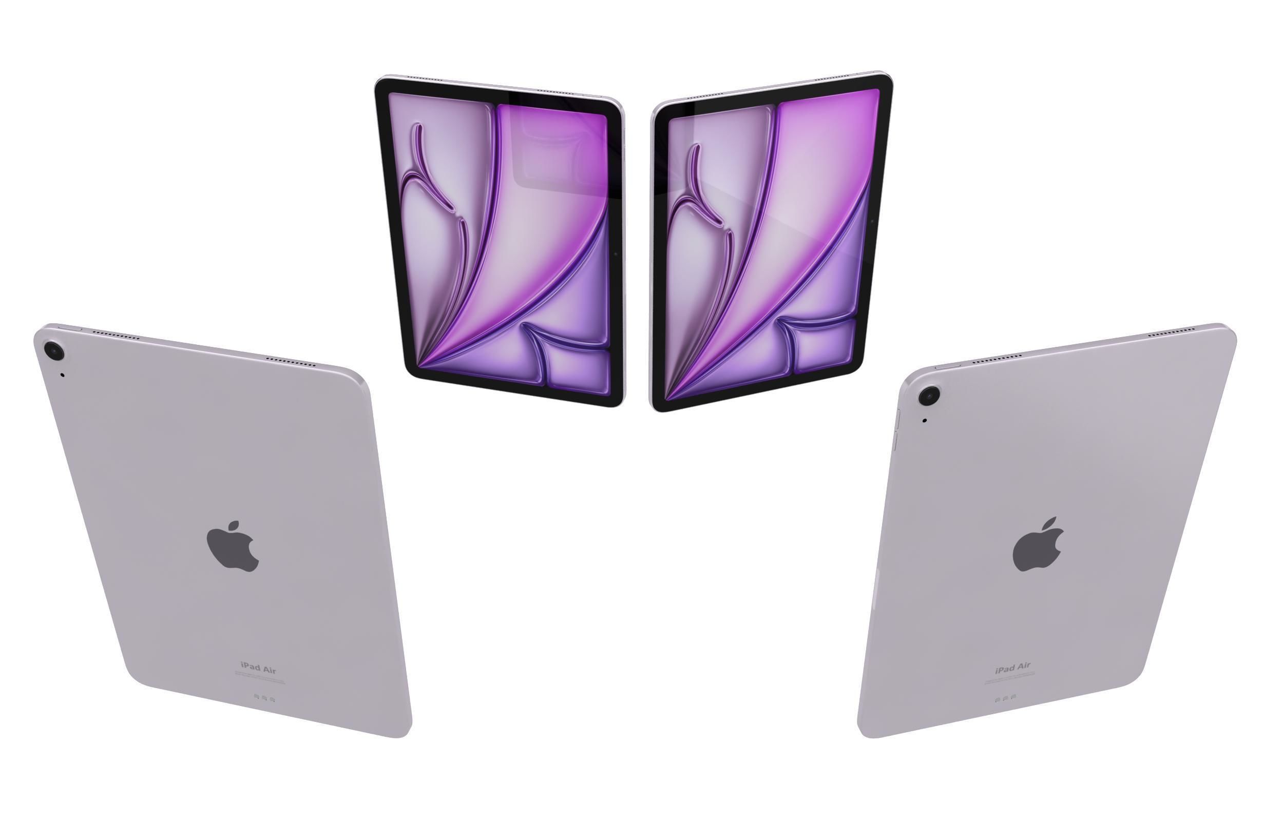 Apple iPad Air 11 2024 All Colors 3D model_15