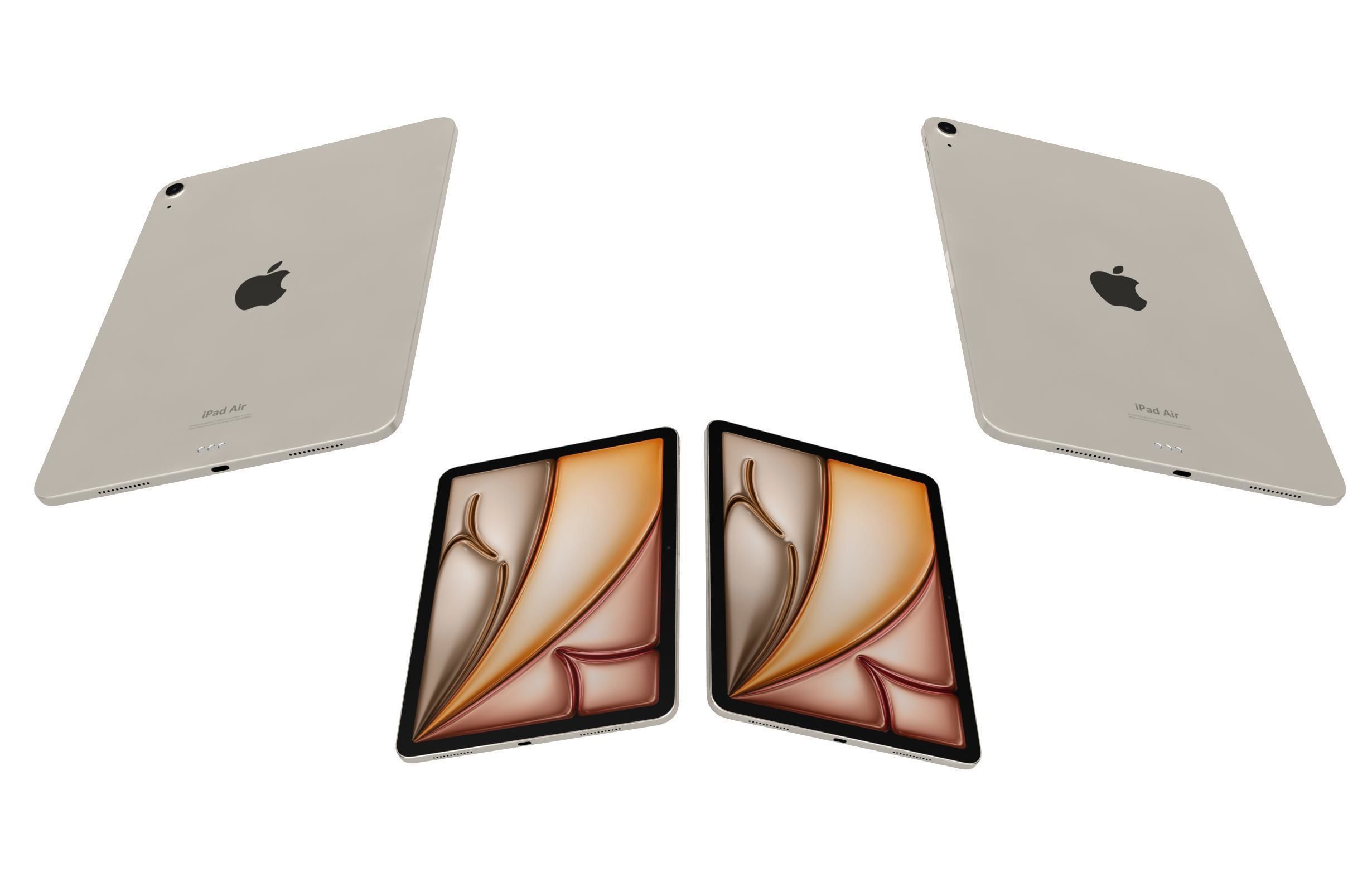 Apple iPad Air 11 2024 All Colors 3D model_6