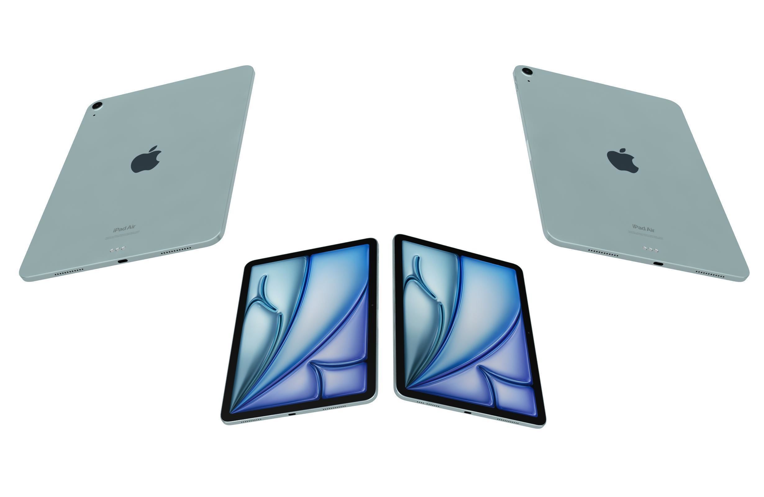 Apple iPad Air 11 2024 All Colors 3D model_36
