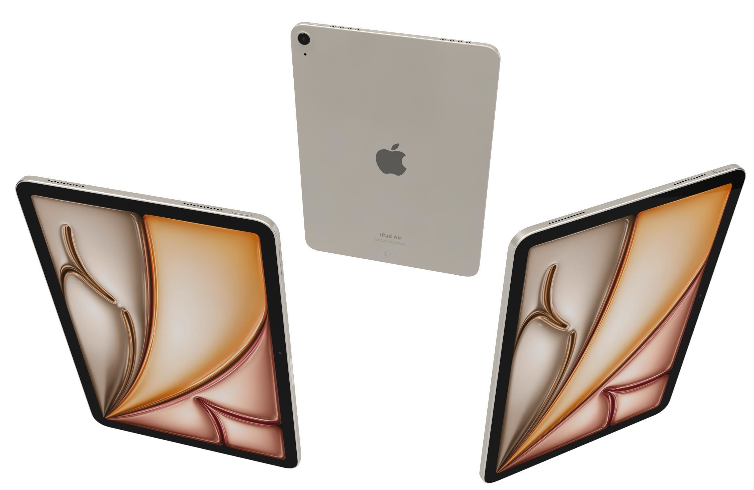 Apple iPad Air 11 2024 All Colors 3D model_2