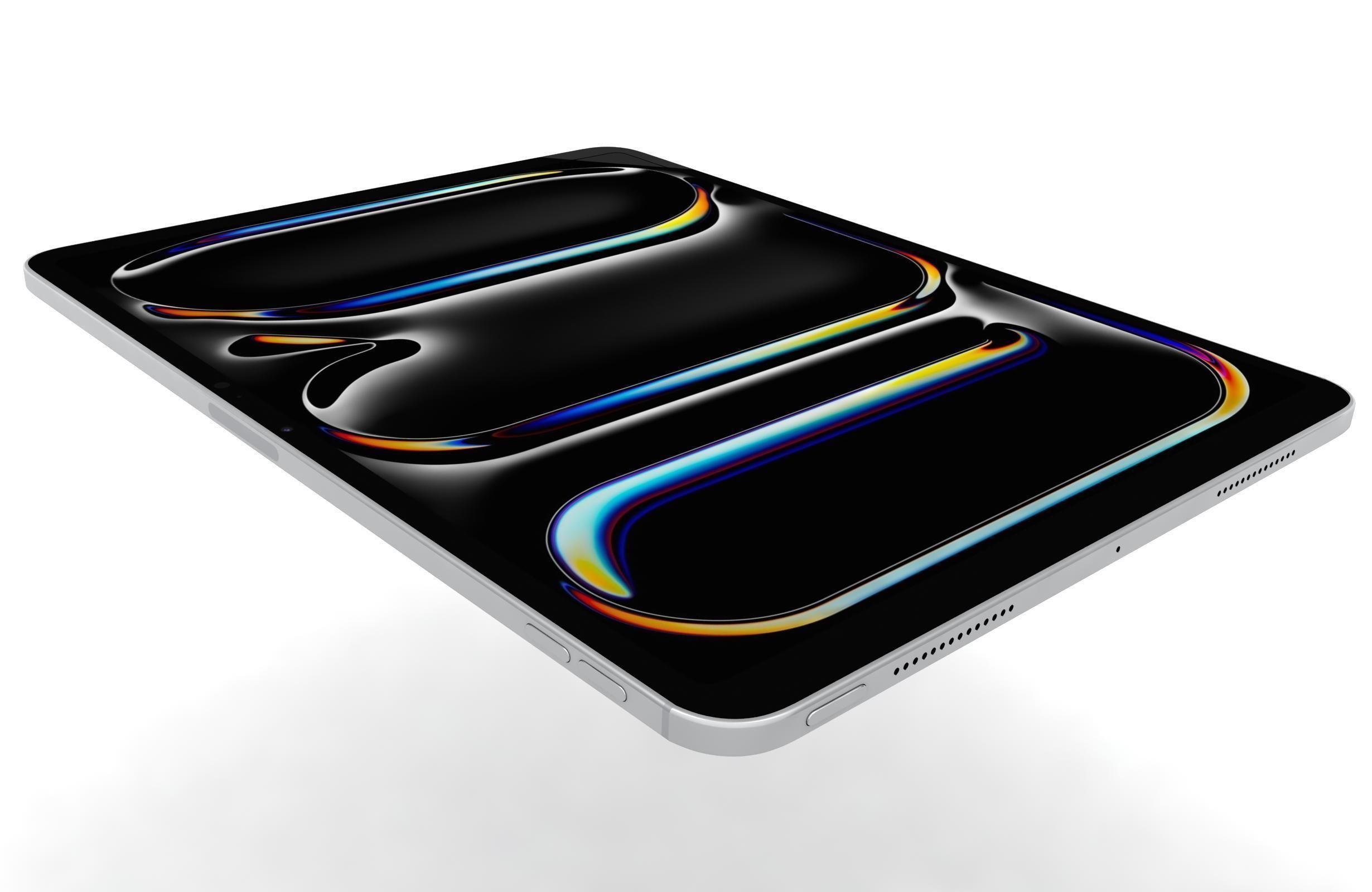 Apple iPad Pro 13 2024 Silver 3D model_13