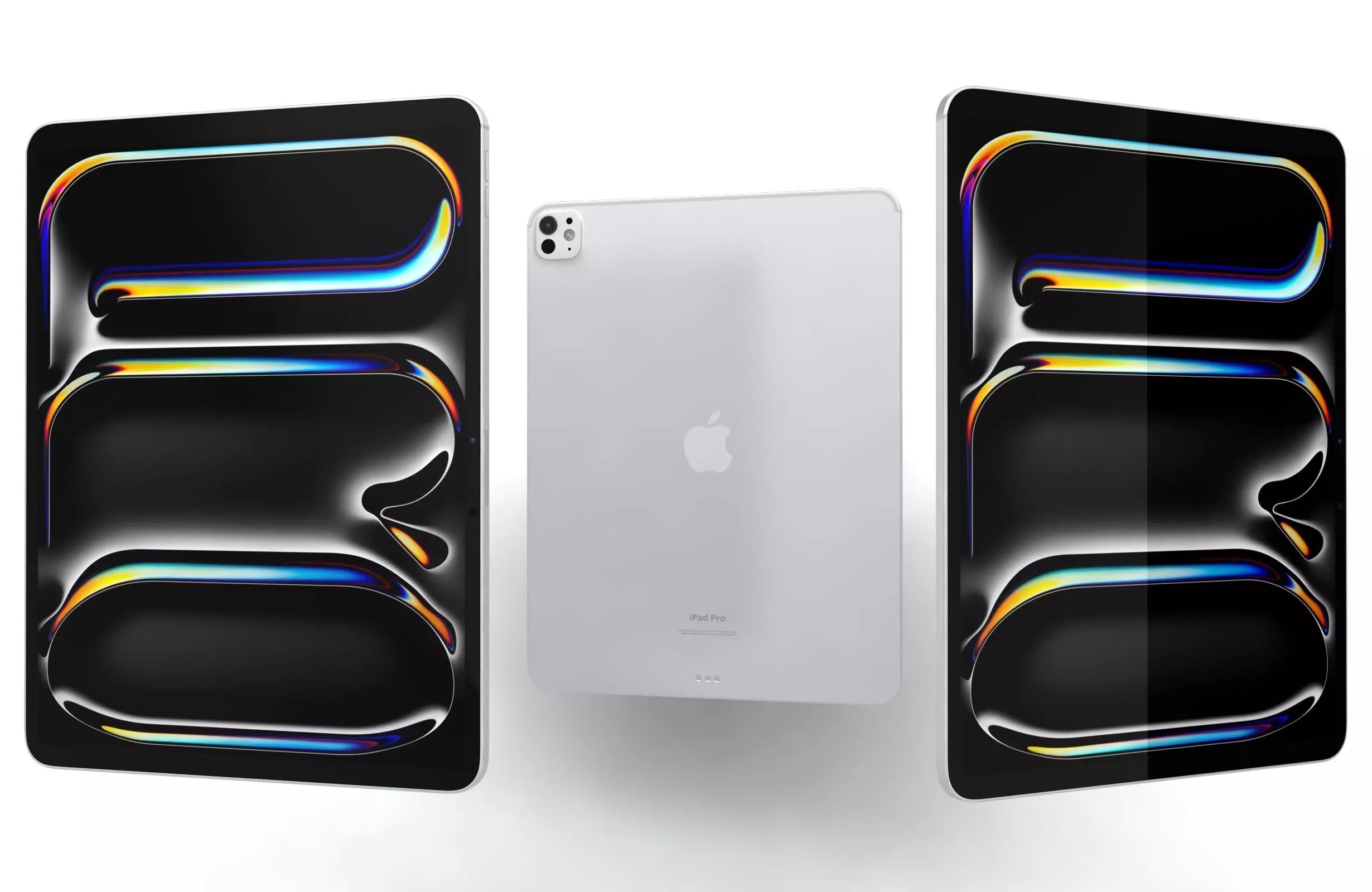 Apple iPad Pro 13 2024 Silver 3D model_0