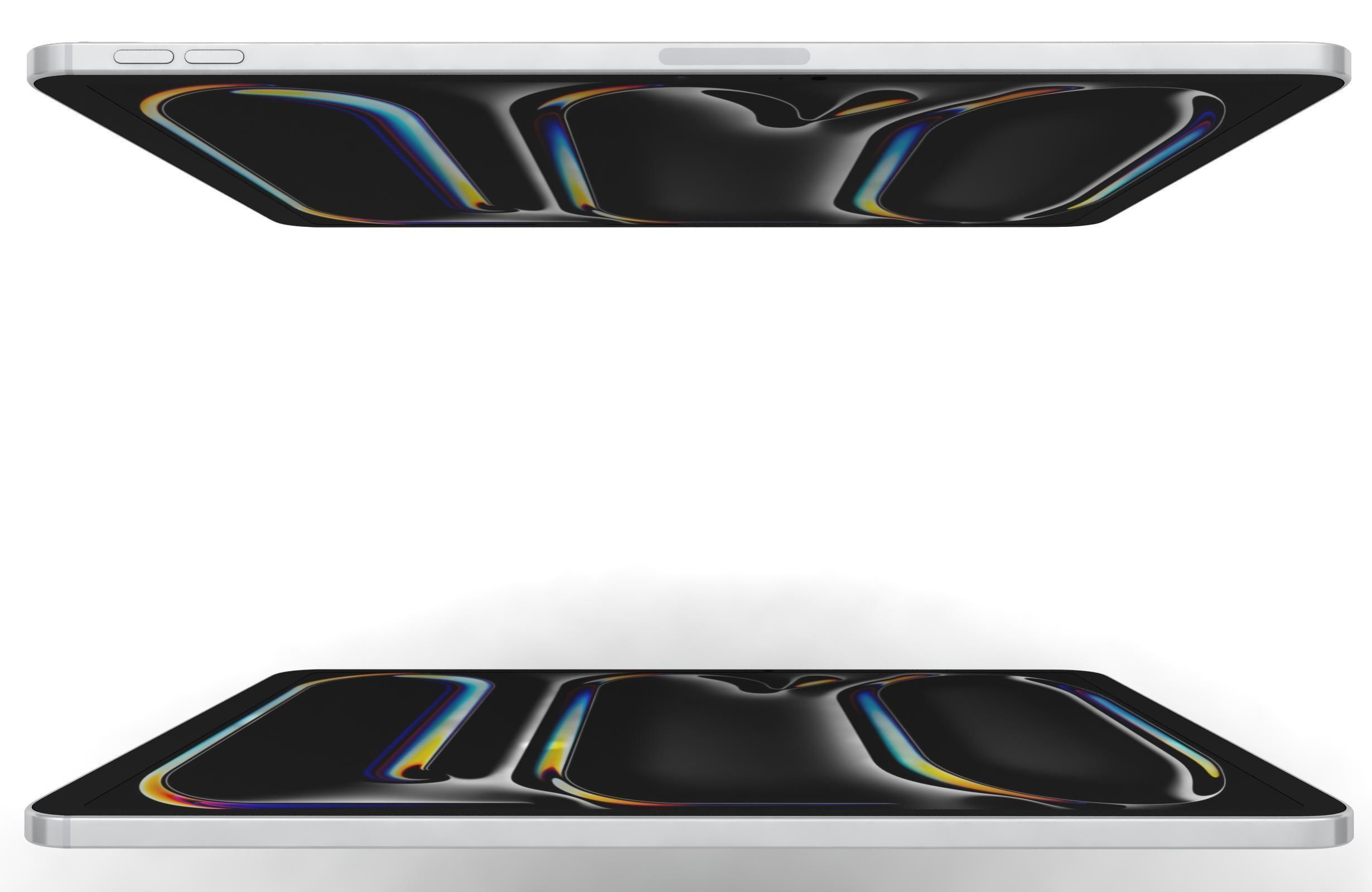 Apple iPad Pro 13 2024 Silver 3D model_9