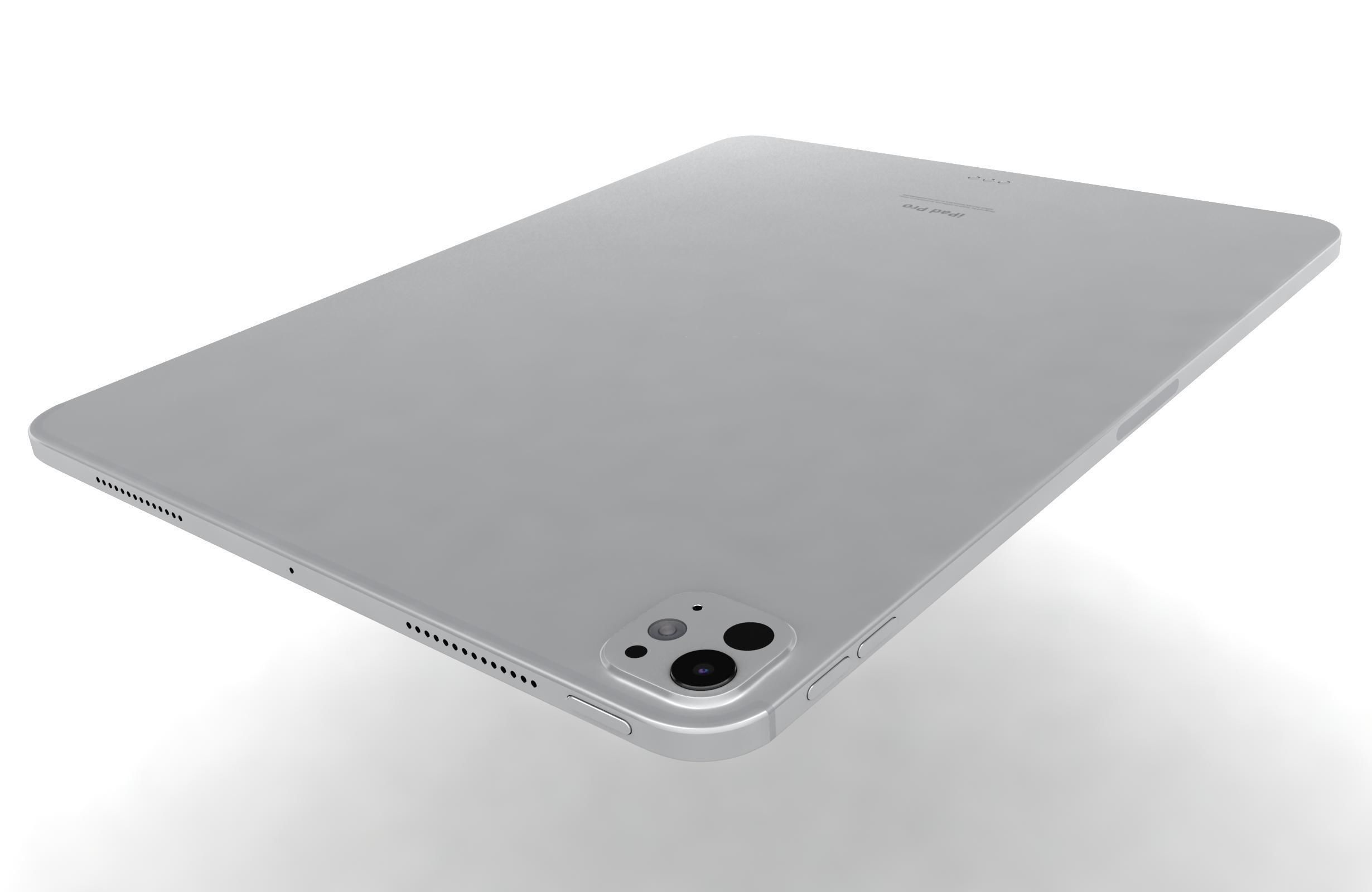 Apple iPad Pro 13 2024 Silver 3D model_15