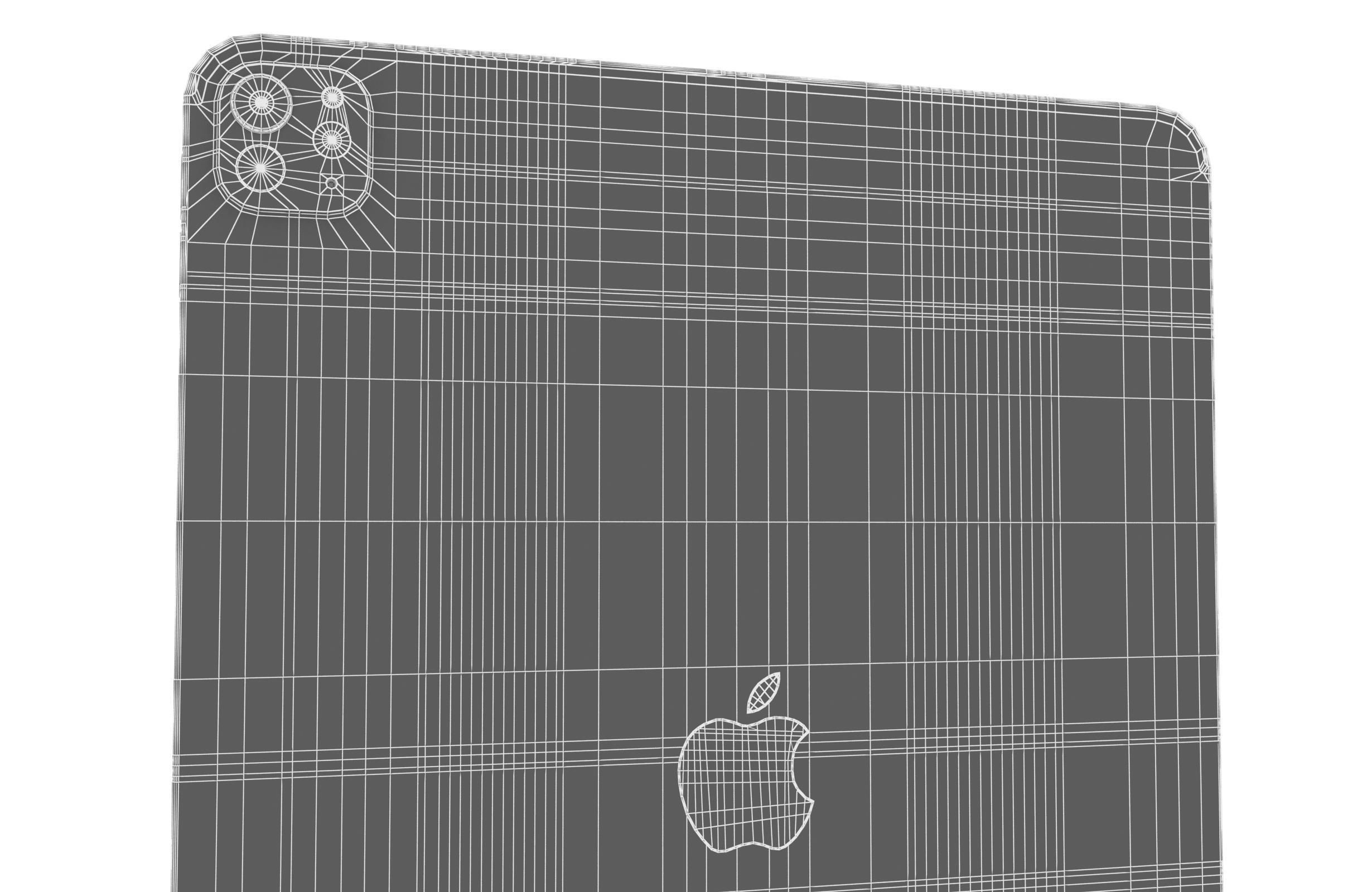 Apple iPad Pro 13 2024 Silver 3D model_20