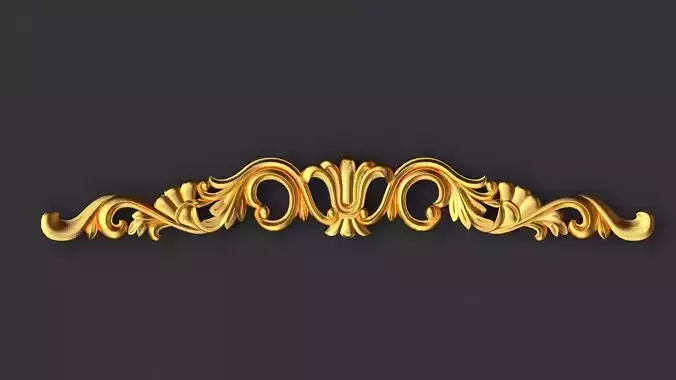 Central decor ornament for furniture