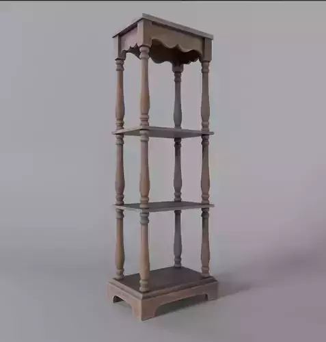 Vintage Wooden Shelf - old Wooden Shelf