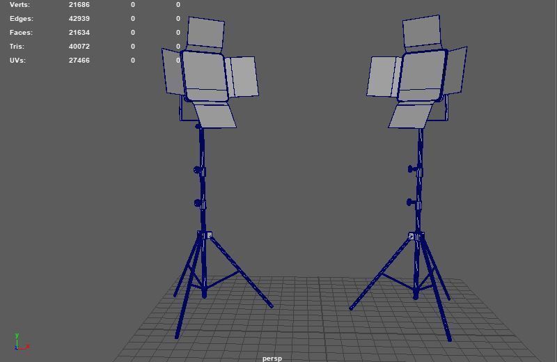 Cast Panel Pack 3D model_9