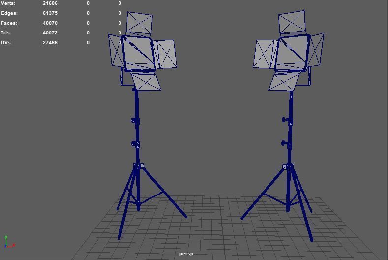 Cast Panel Pack 3D model_10